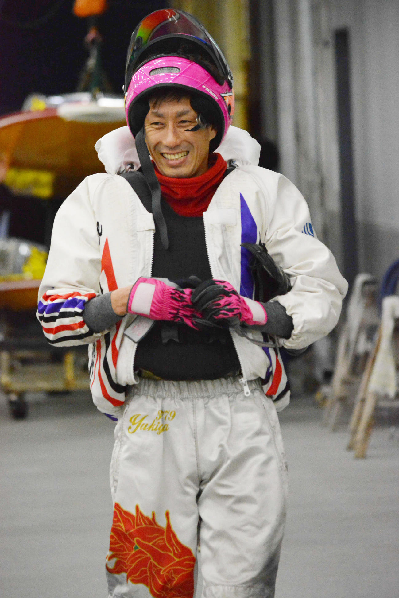 地元の原田幸哉は初日ドリームを快勝して笑顔