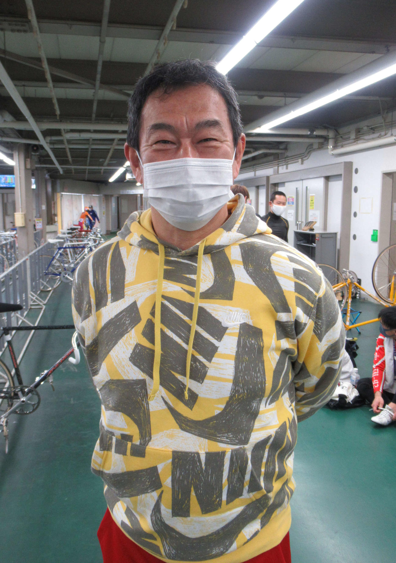 57歳の鉄人レーサー萩原操が決勝も奮起の走りを見せる（撮影・山田敏明）