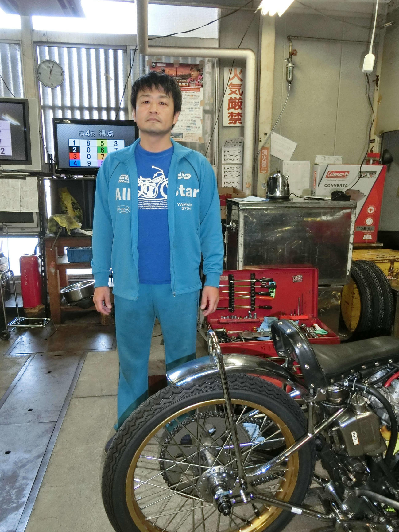 今節の山田真弘はスタートが抜群に切れている（撮影・海老原実）