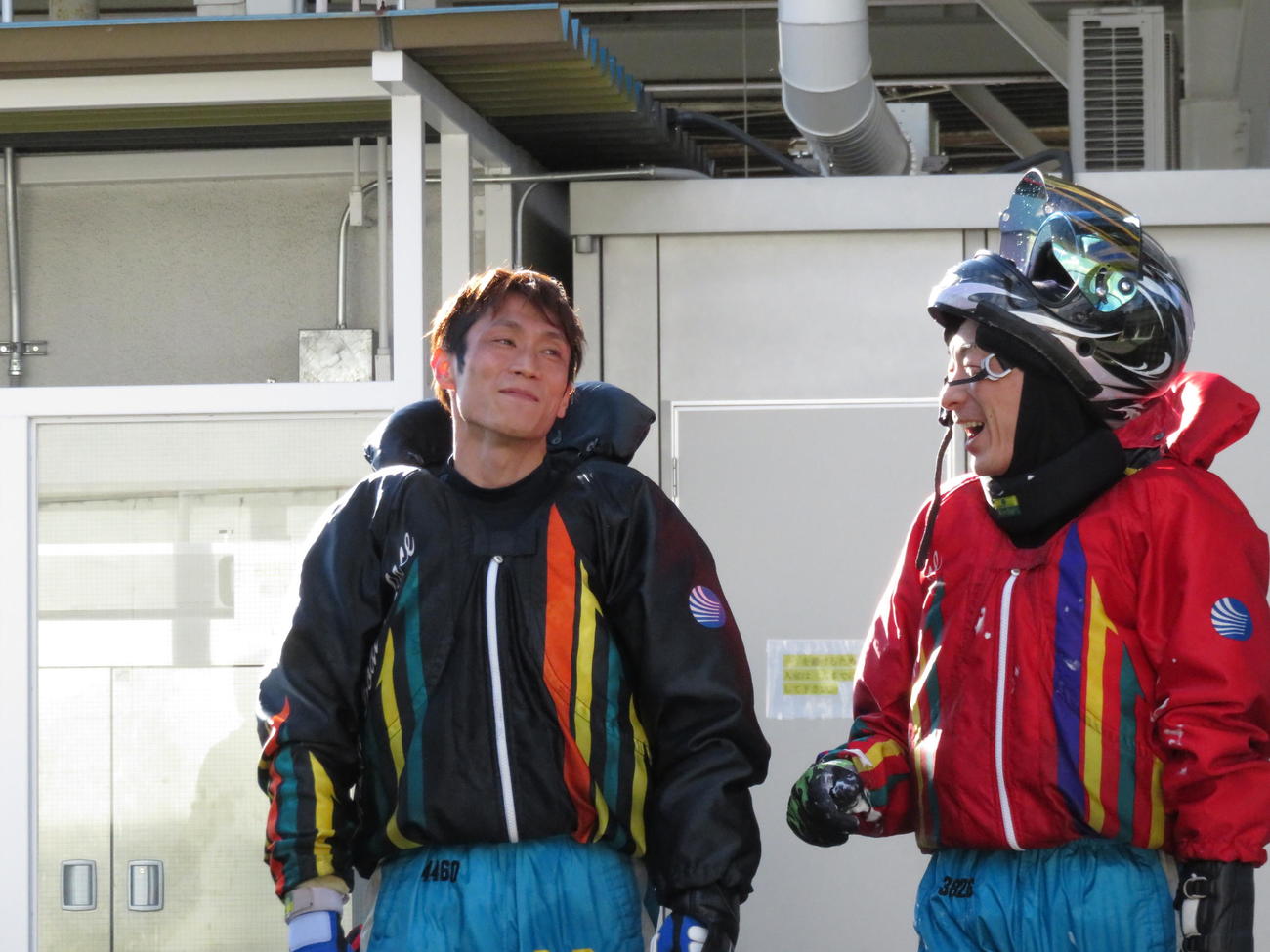 2年5カ月ぶりのG1優出を決めた後藤翔之（左）