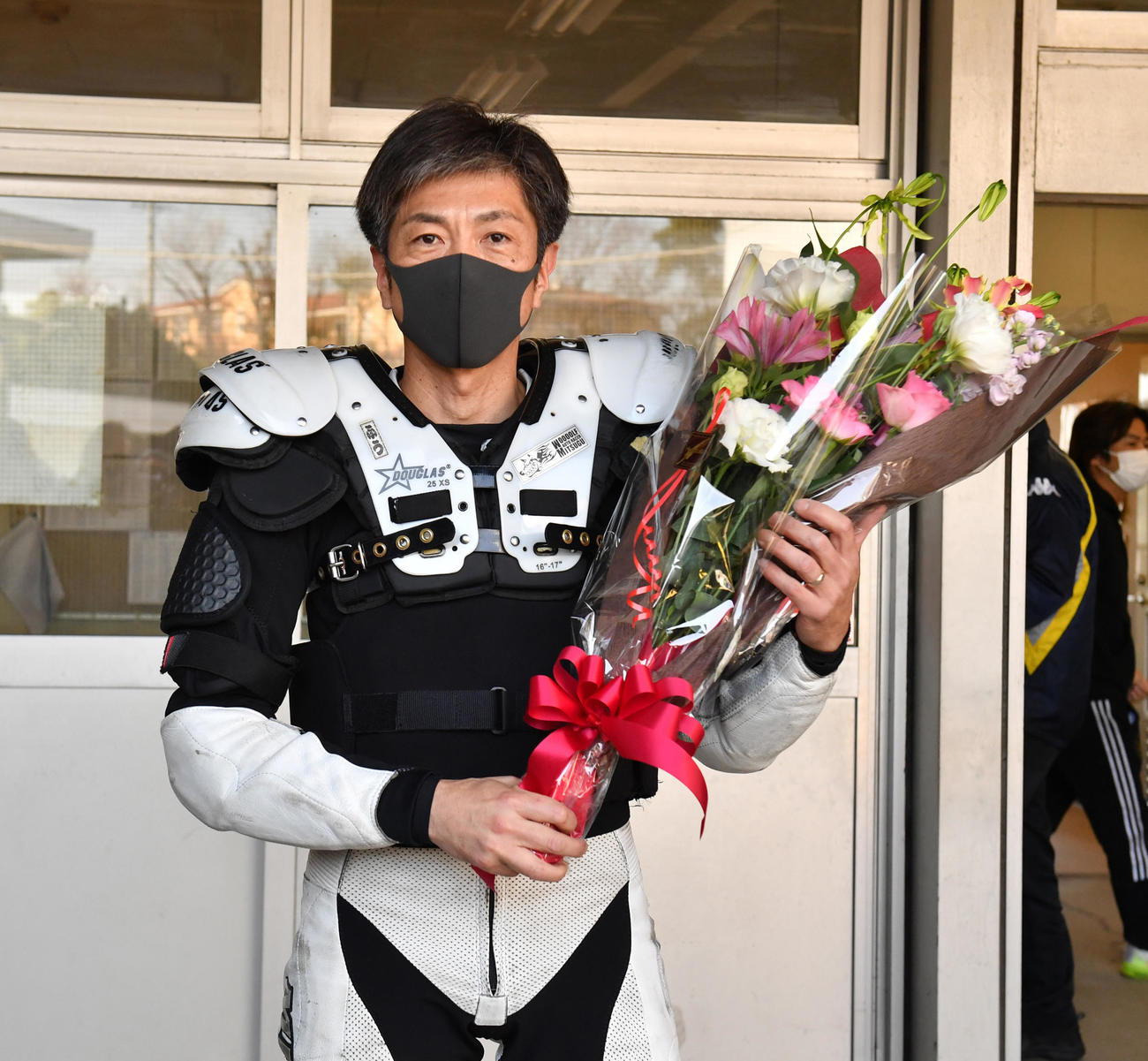 全日本選抜オートレース2日目予選1Rで1500勝を達成した高橋貢（撮影・柴田隆二）