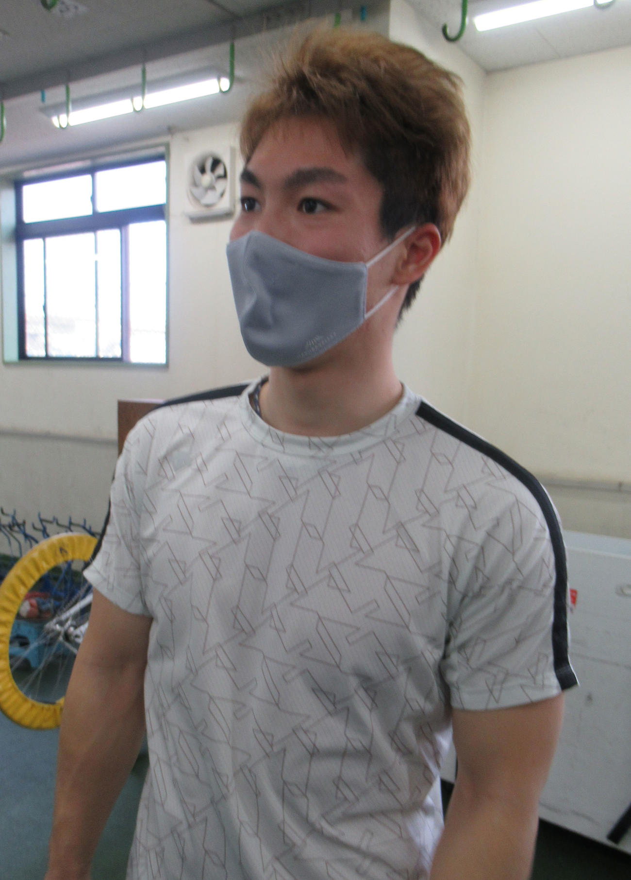 九州初上陸となった原大智（撮影・岡田晋）