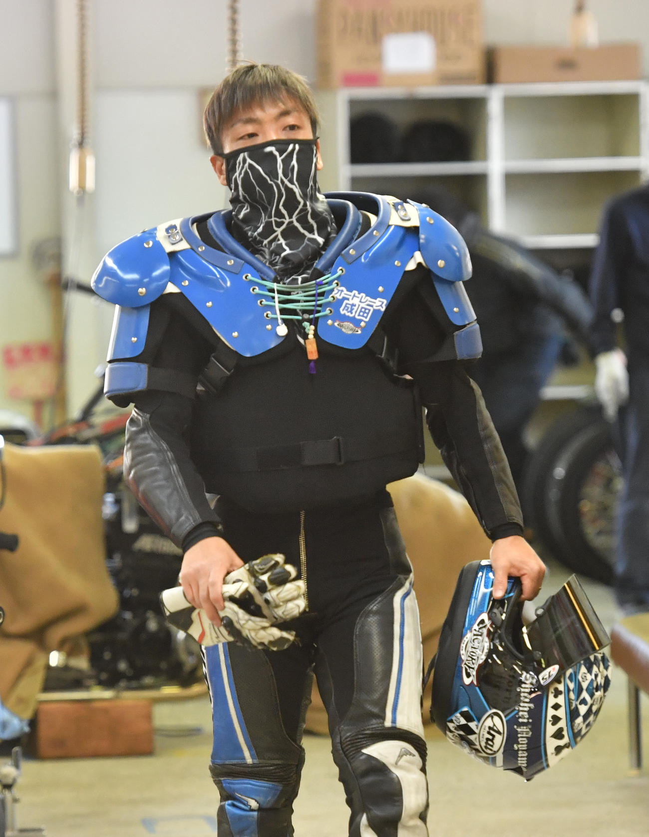 優勝戦に臨む青山周平（撮影・柴田隆二）