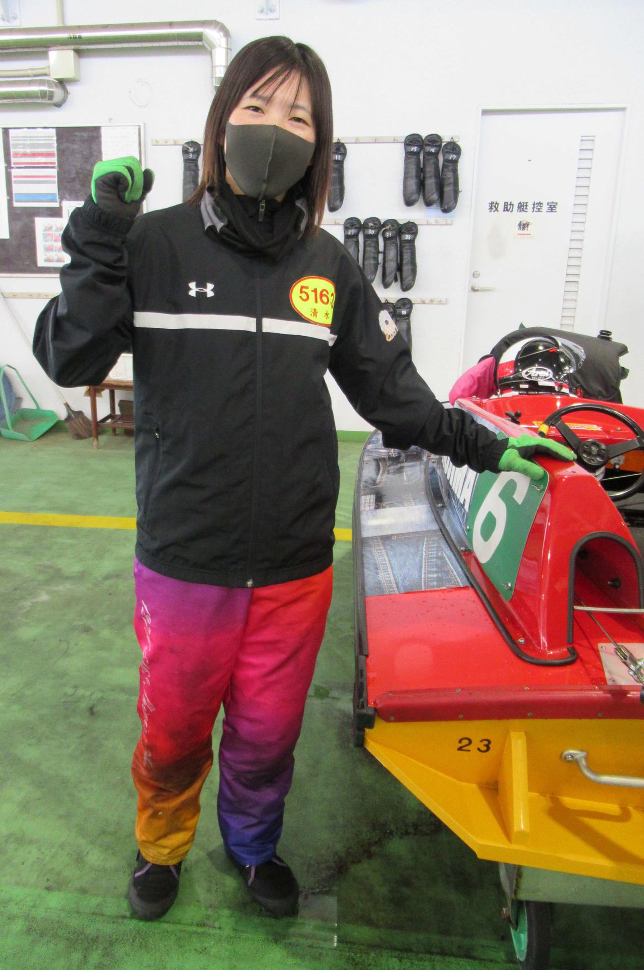 １２７期のやまとチャンプ清水愛海が奮闘（撮影・奈島宏樹）