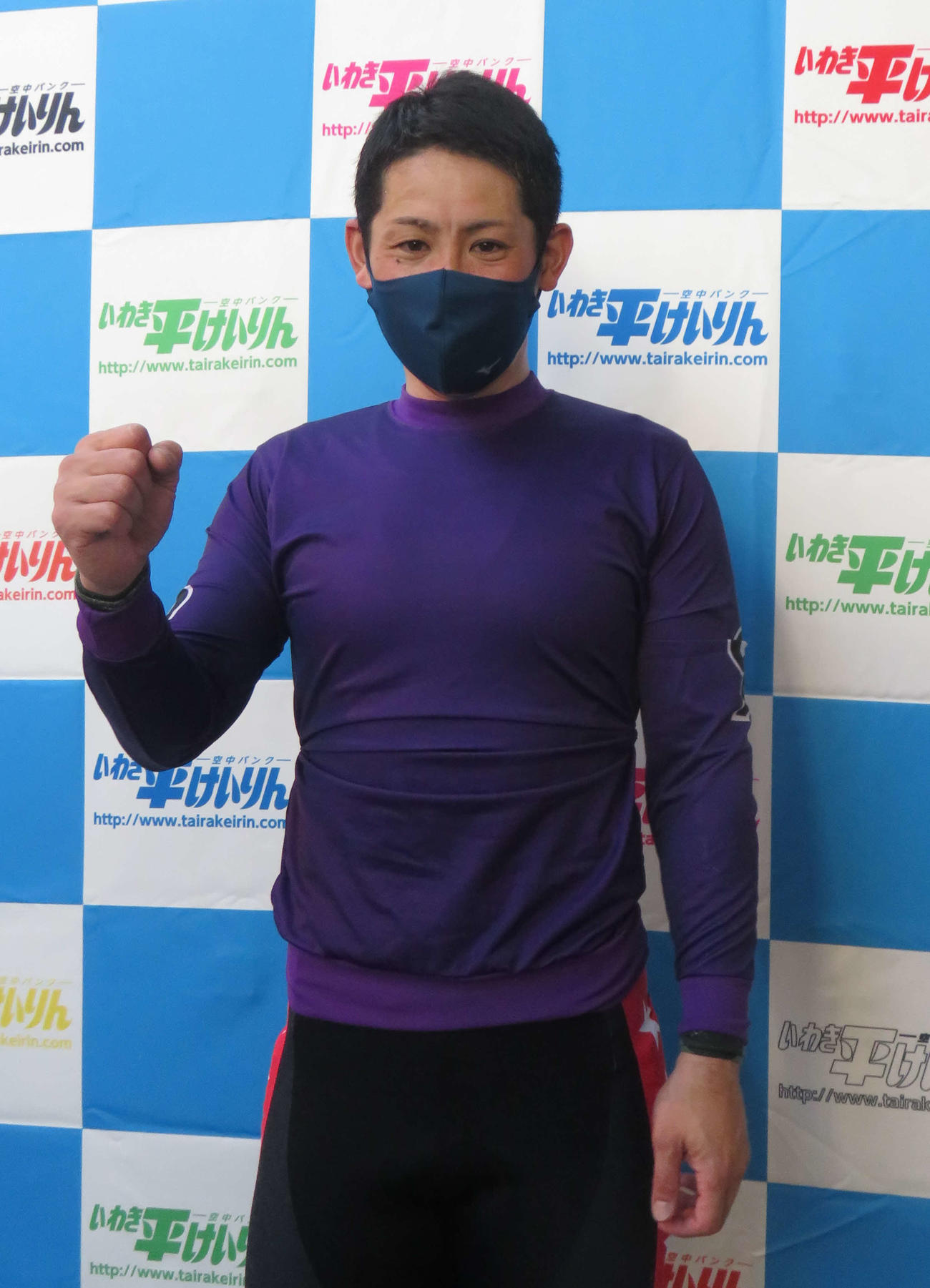 38歳の誕生日を勝利で飾りたい河野通孝（撮影・栗田文人）