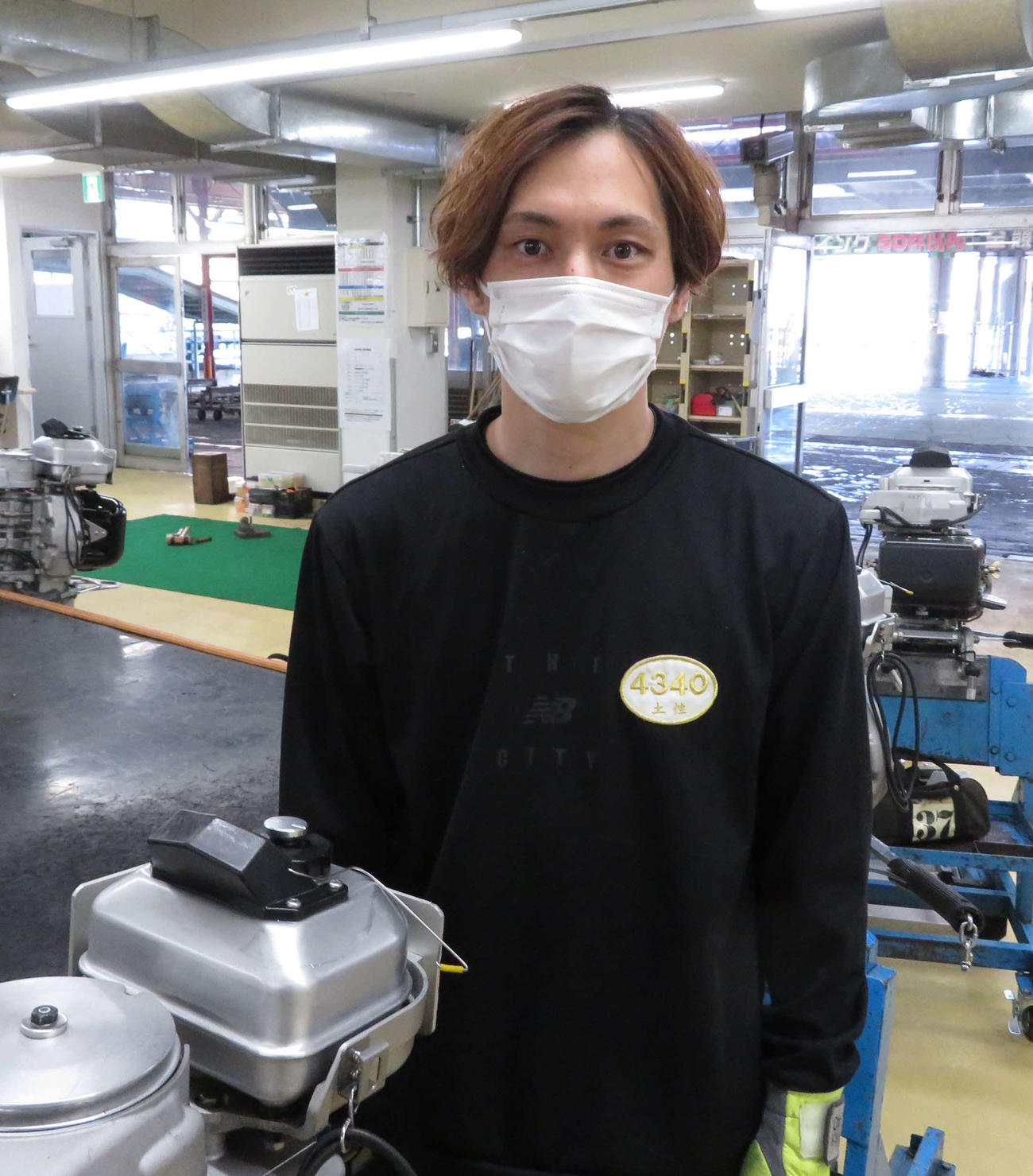 土性雅也が戸田現行エンジンのレコードをマークした。（撮影・古村亮）