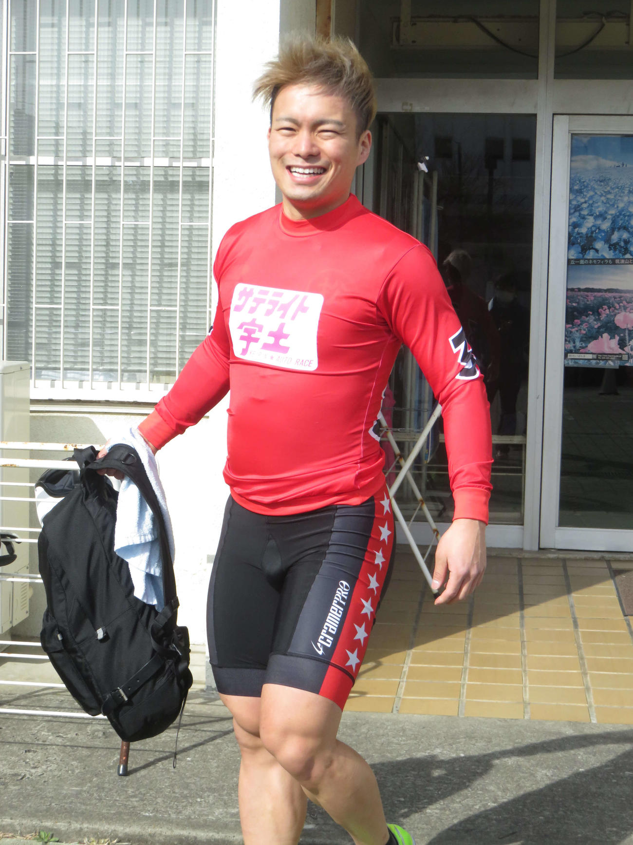 落車明け初戦を快勝し手応えありの瓜生崇智