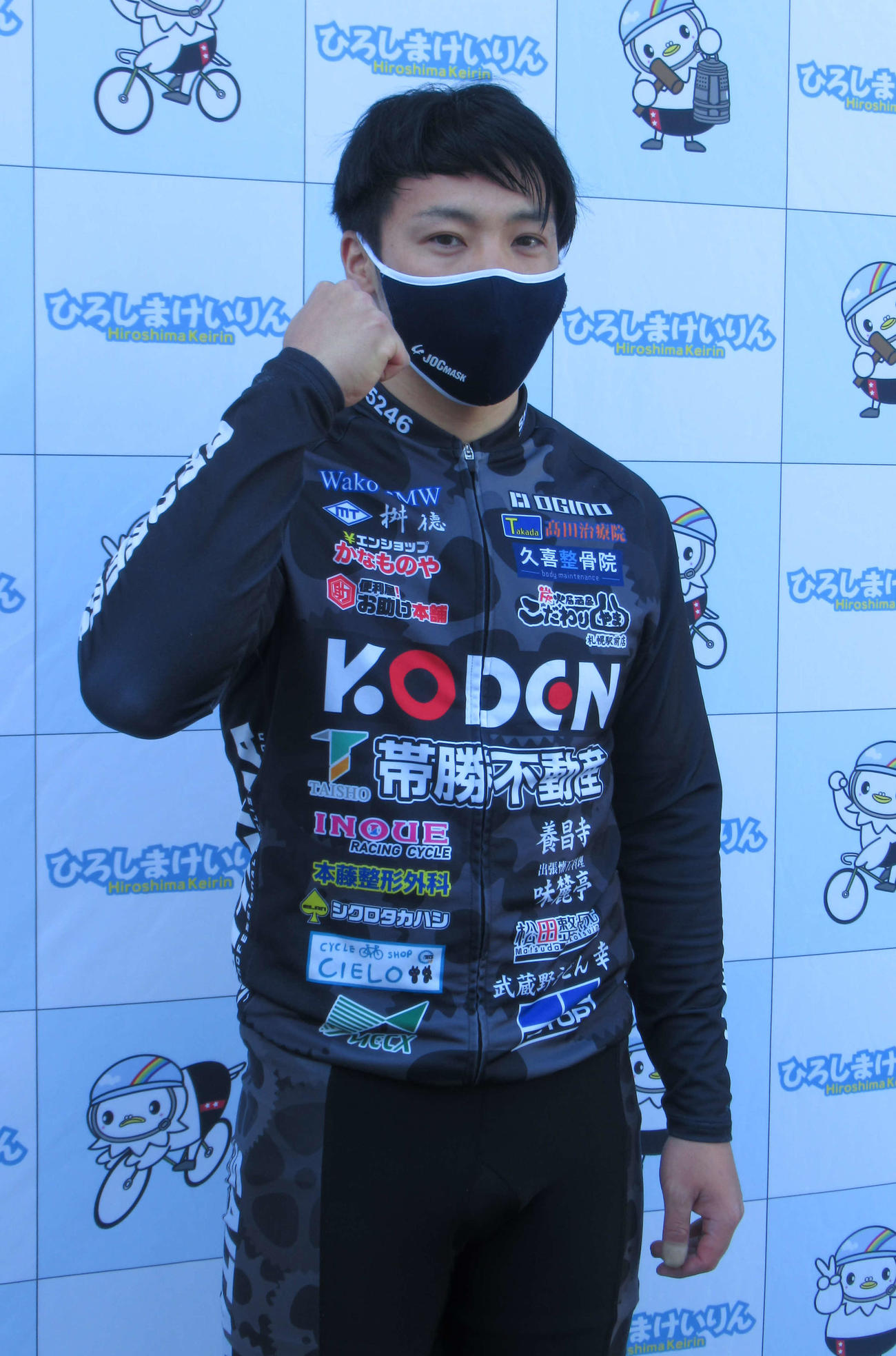 黒沢征治が松浦悠士と清水裕友との対戦を心待ちにしている（撮影・山田敏明）