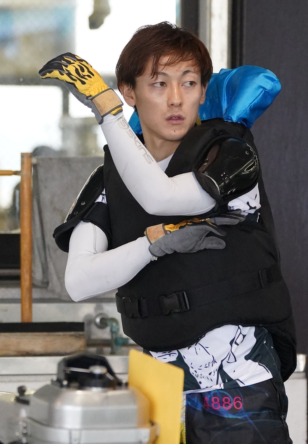 前走の尼崎ルーキーシリーズ第3戦で優勝した入海馨（撮影・森本幸一）