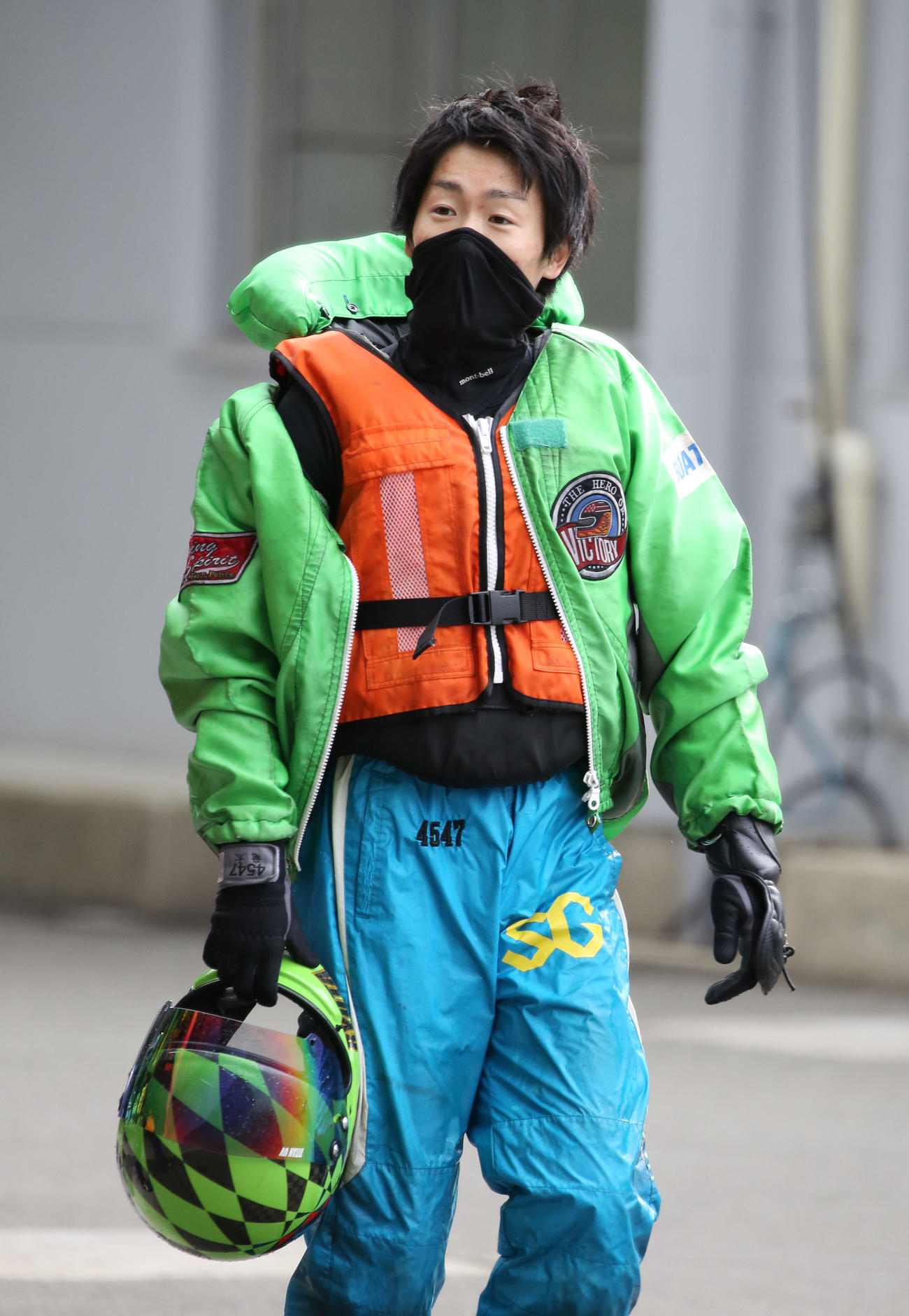 大外からまくり差して2着に入った中田竜太（撮影・渦原淳）