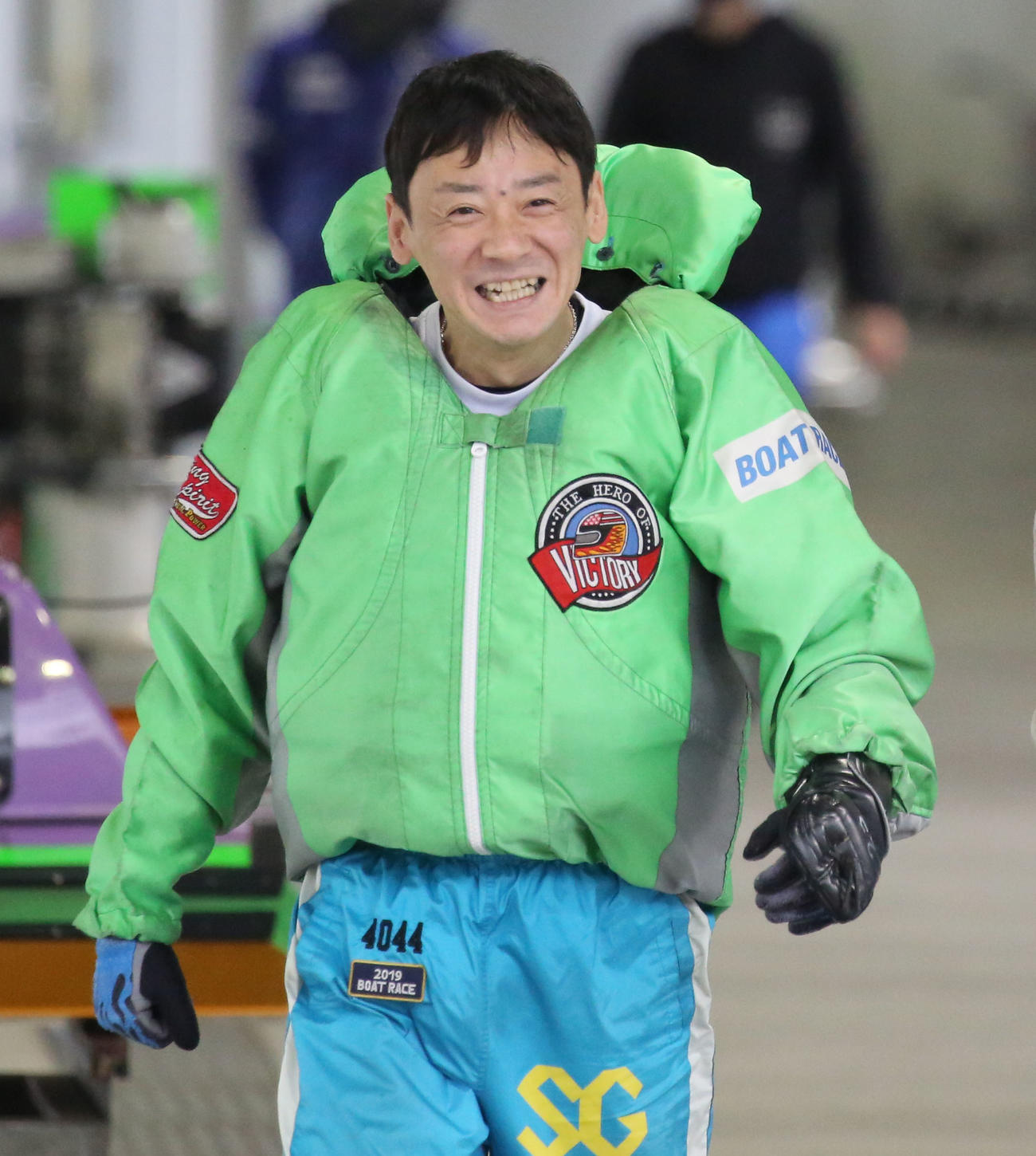 予選を首位通過した湯川浩司（撮影・渦原淳）