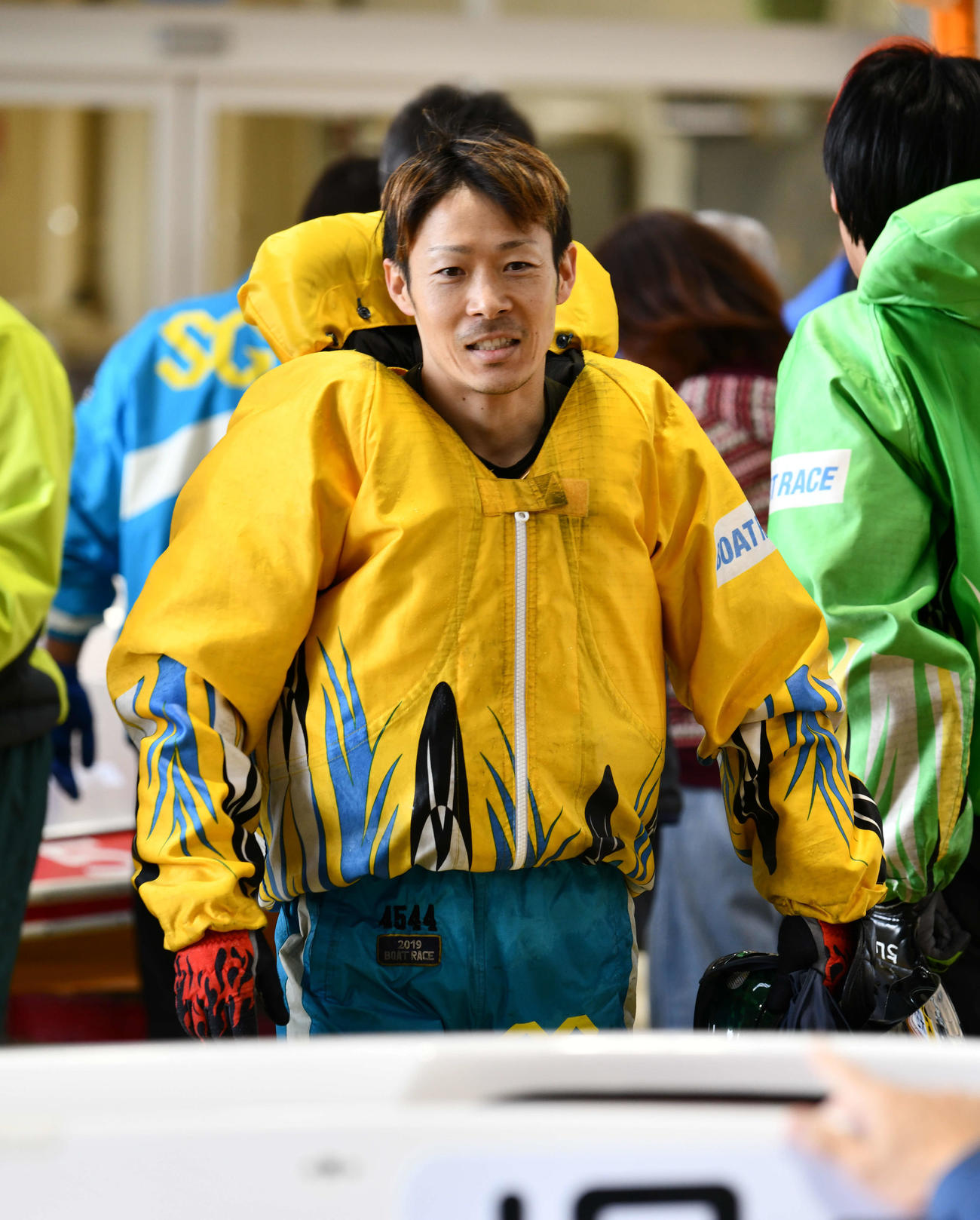 準優10Rで意地を見せつけた松田大志郎（撮影・土居恒久）
