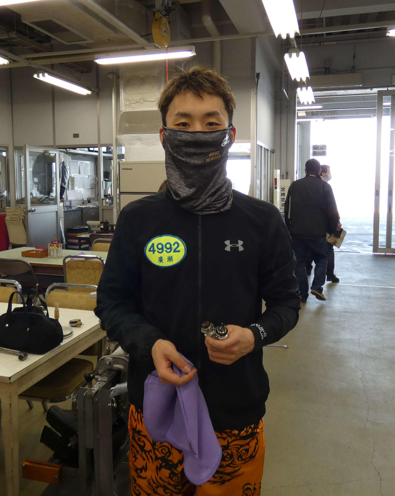 広瀬篤哉の足は伸び抜群。8Rカドまくりで1着を目指す（撮影・前原一樹）