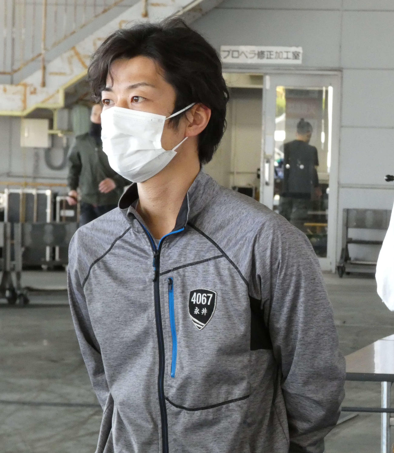 永井源のエンジンは回り足が光る。果敢に攻めて好発進となるか（撮影・前原一樹）