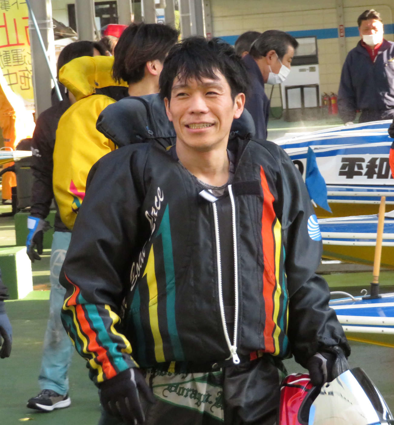 佐藤旭は前節の優勝エンジンを駆り、軽快な動きを見せる（撮影・古村亮）