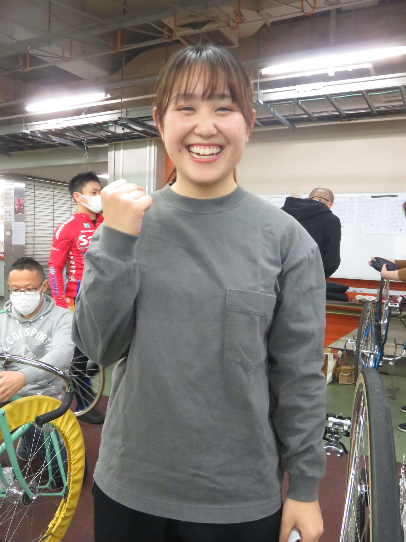 決勝を目指して意気込む藤田まりあ