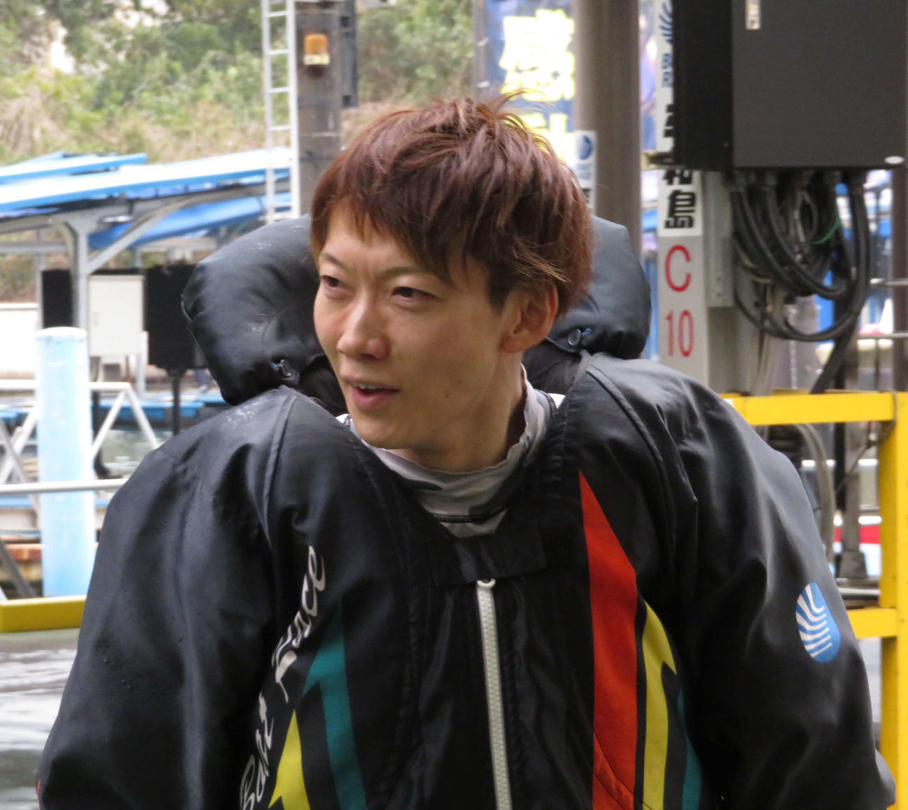 金子拓矢が懸命な本体整備で最悪な状態を脱した（撮影・古村亮）