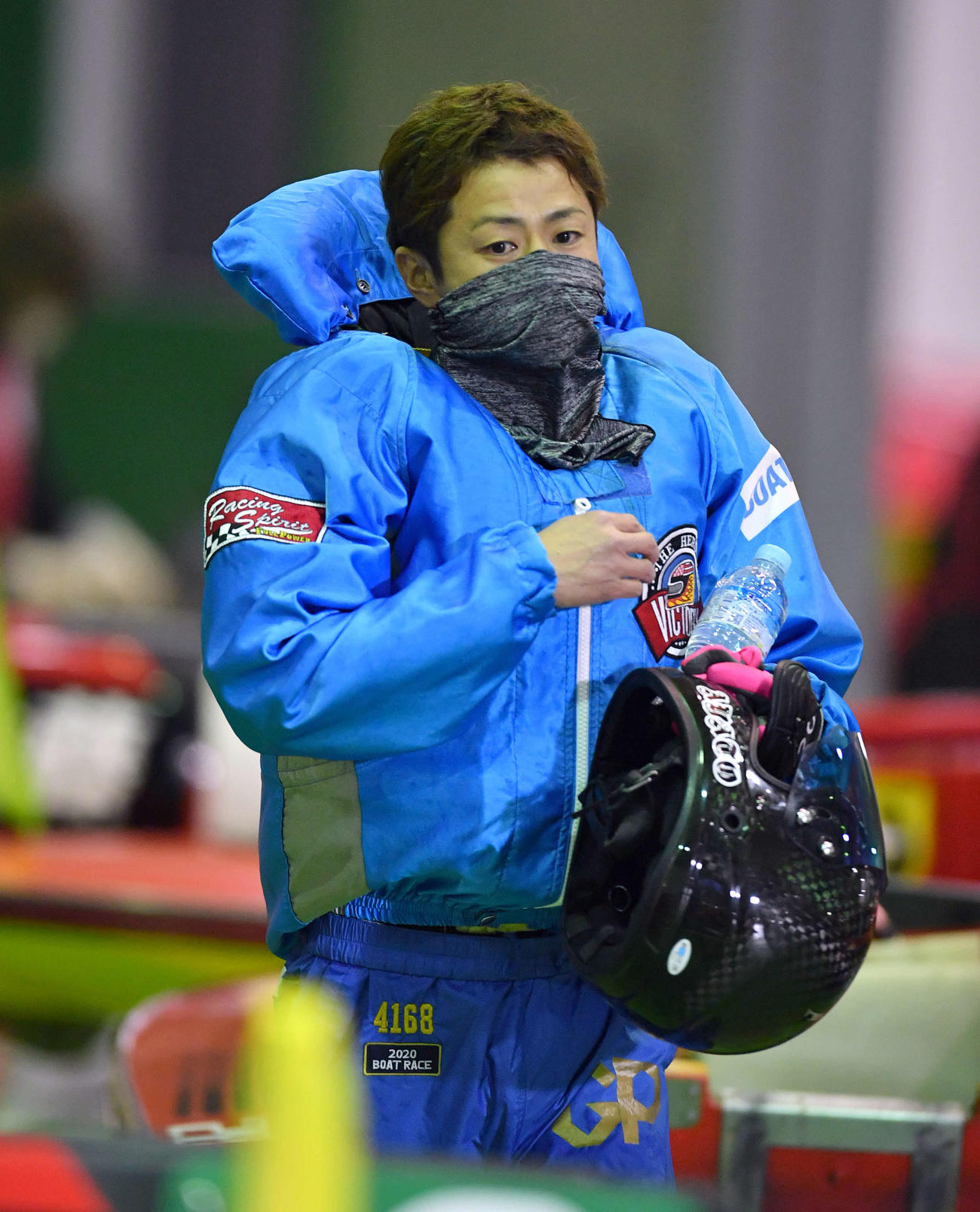 G1全日本覇者決定戦2日目　12Rを制した石野貴之（撮影・岩下翔太）