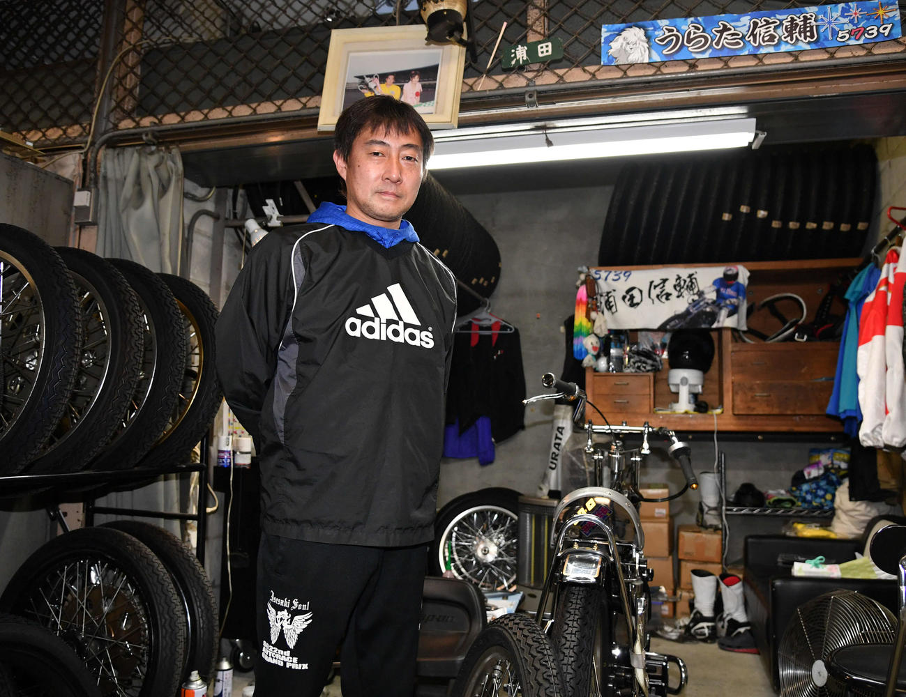 初日10Rに出走する浦田信輔（撮影・岩下翔太）