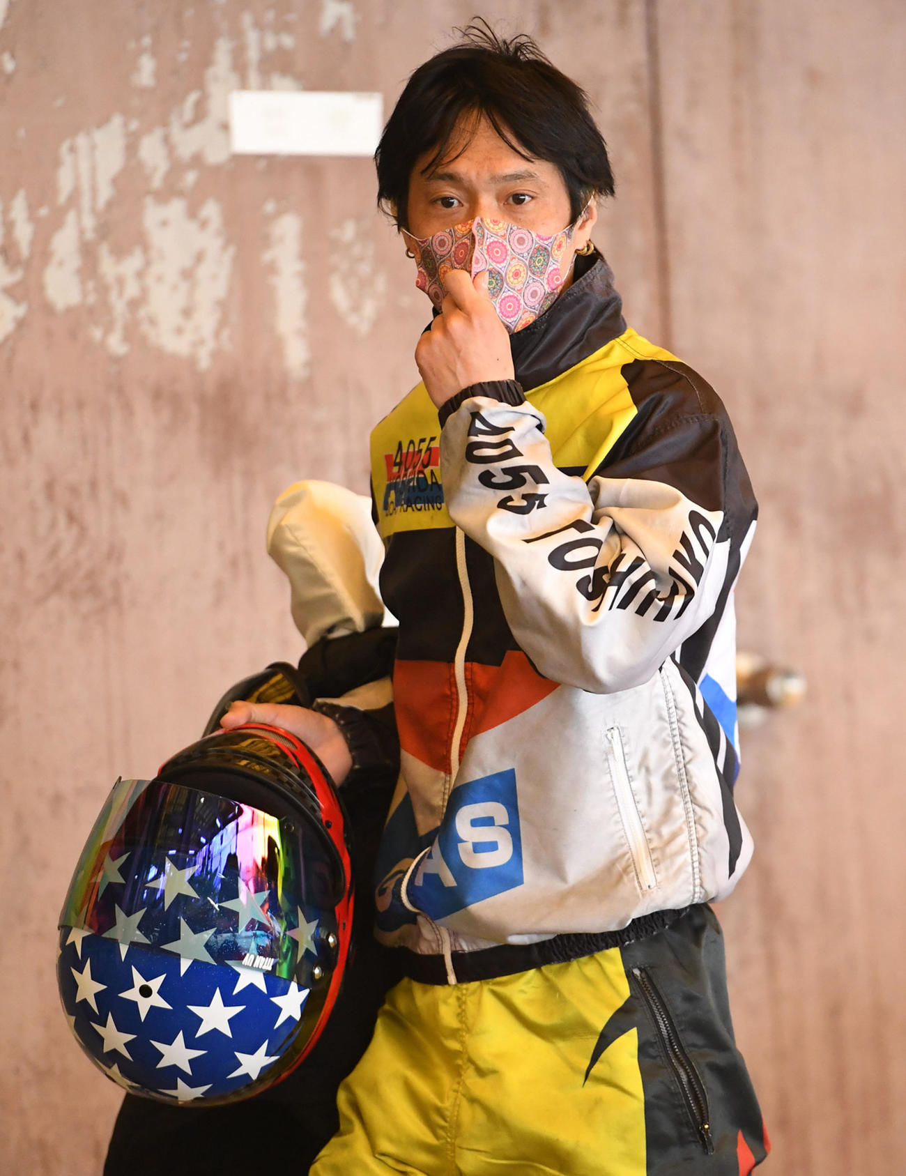 吉田俊彦が力感あふれる動きで好調をキープしている（撮影・前岡正明）