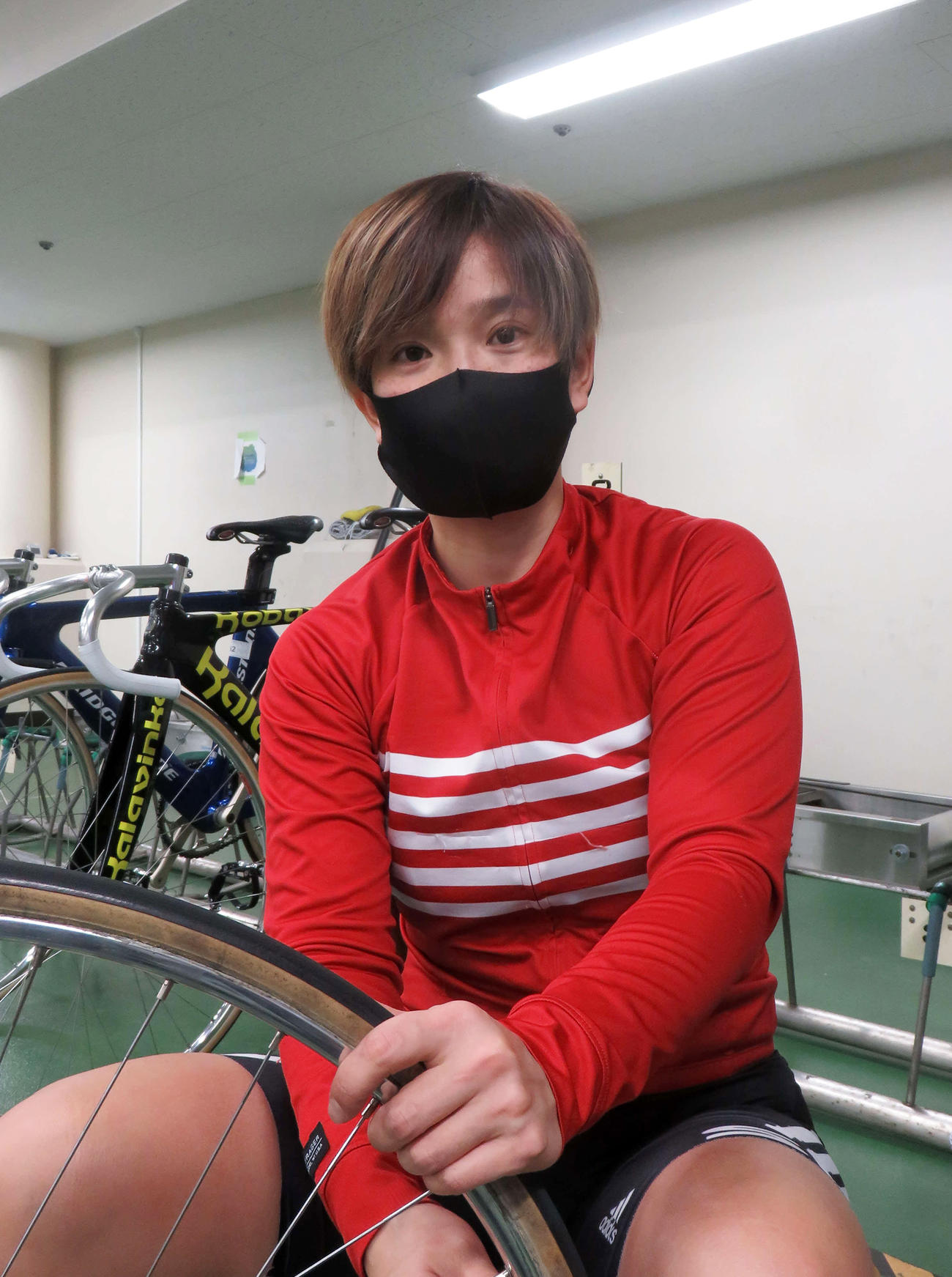 2場所連続優勝を狙う奈良岡彩子（撮影・栗田文人）