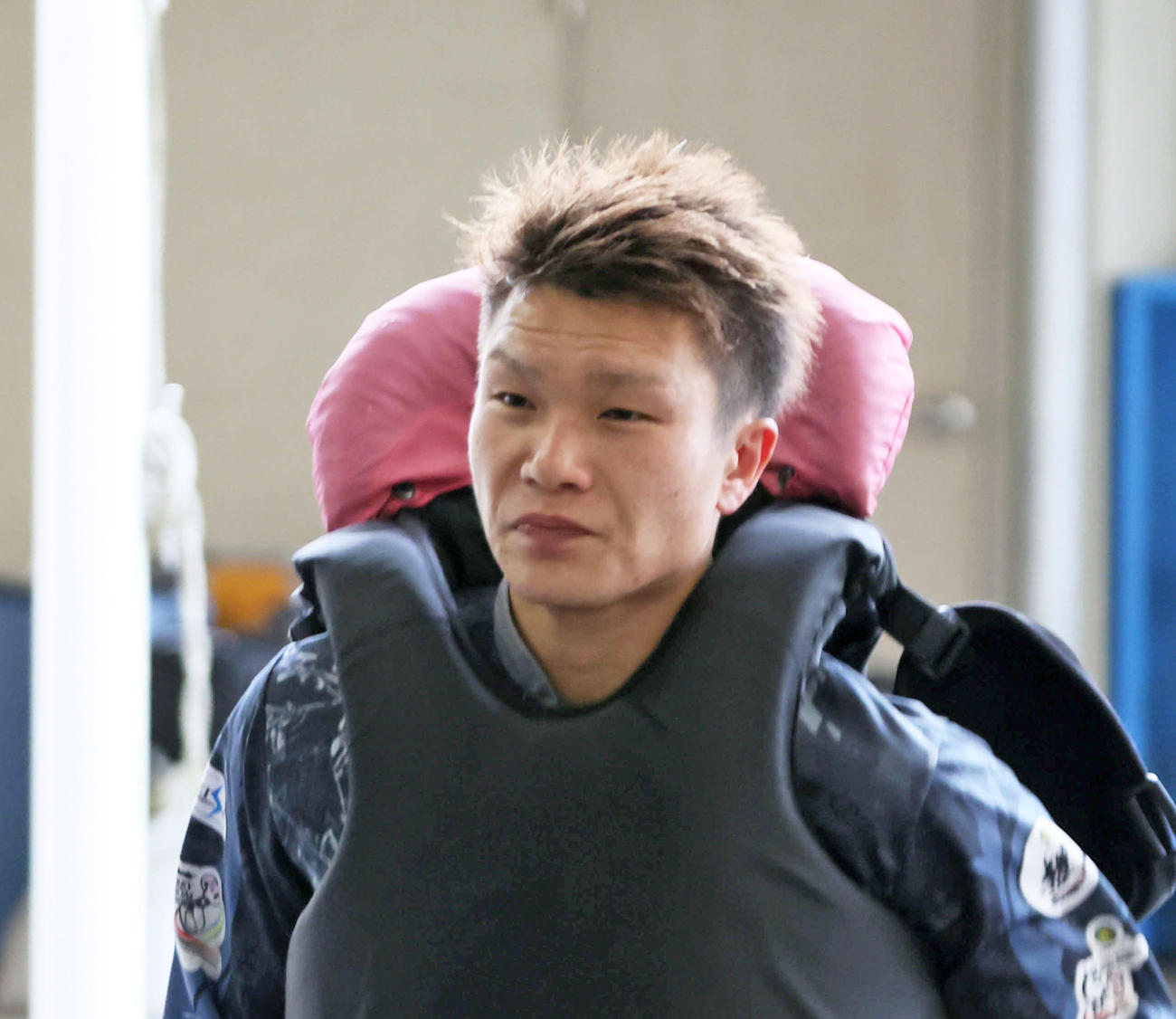 優勝を狙う石丸海渡（撮影・加藤孝規）