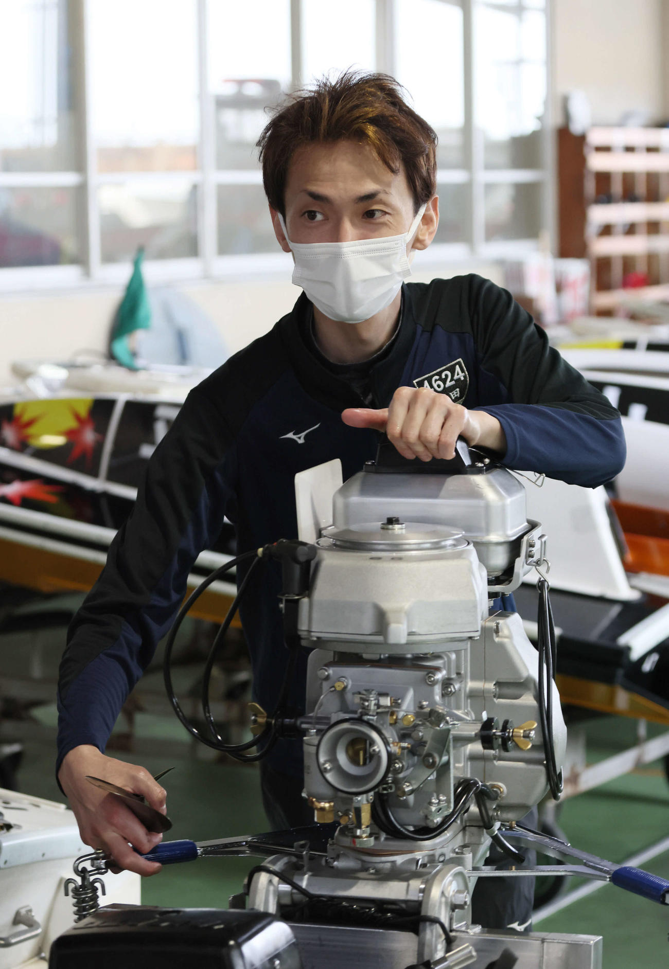 初日2Rを差して快勝した高田明（撮影・加藤孝規）