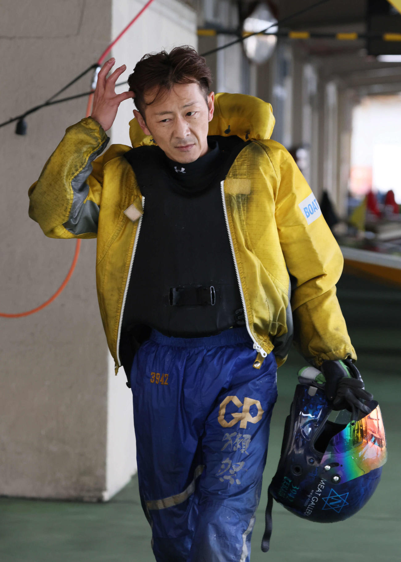 宮島ダイヤモンドカップ5日目　4R 3着5番　寺田祥（撮影・加藤孝規）