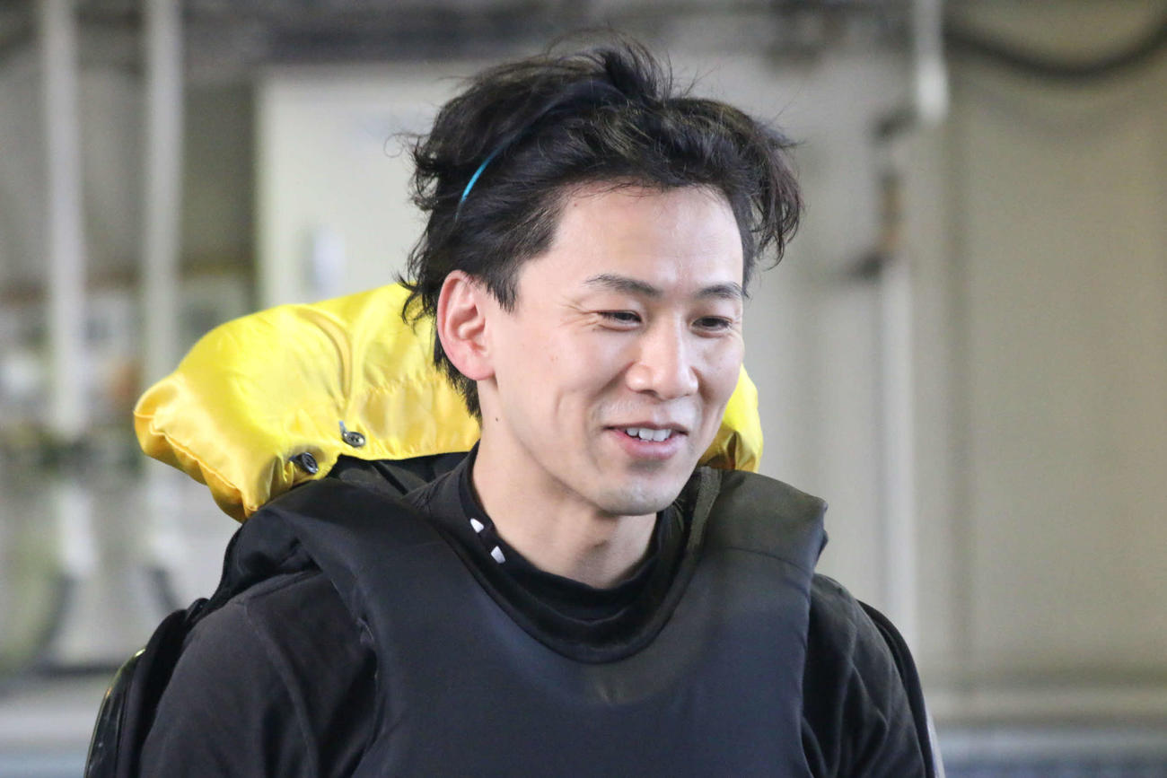 前検から手応え十分の奈須啓太がスタート特訓後、笑顔で引き揚げてきた