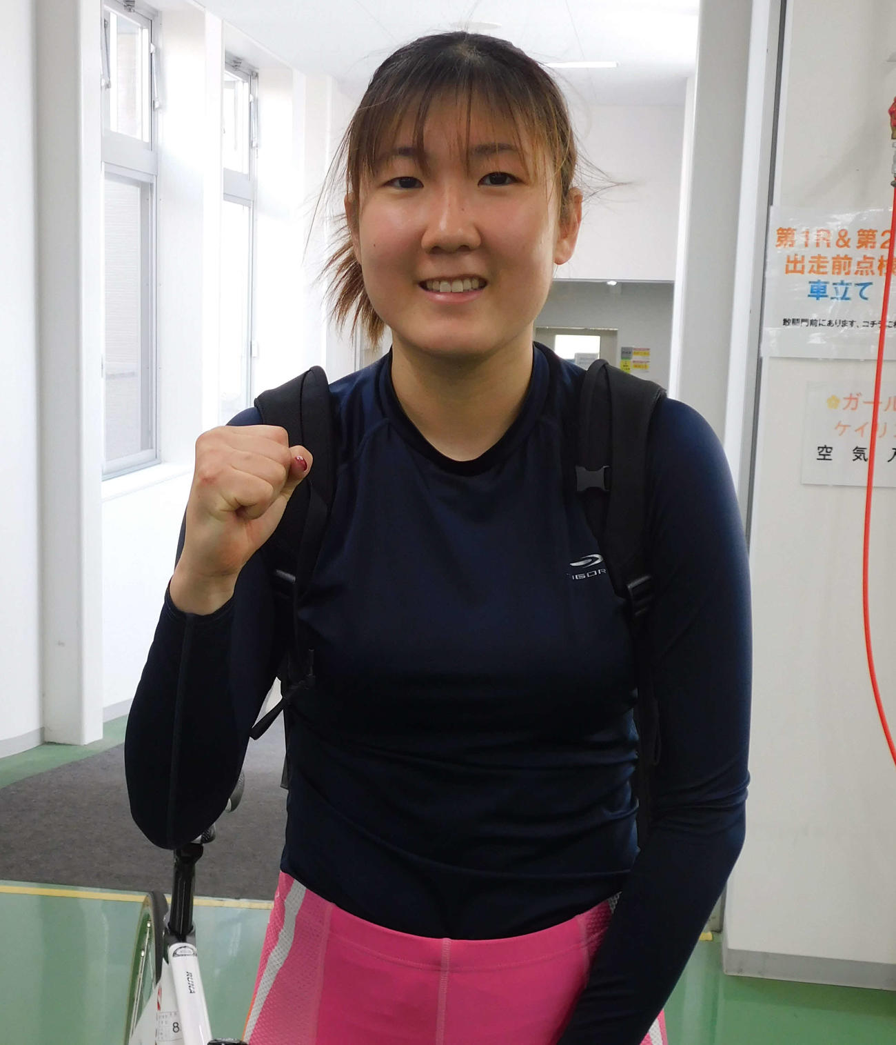 予1・6Rで予選初勝利を飾った田中月菜