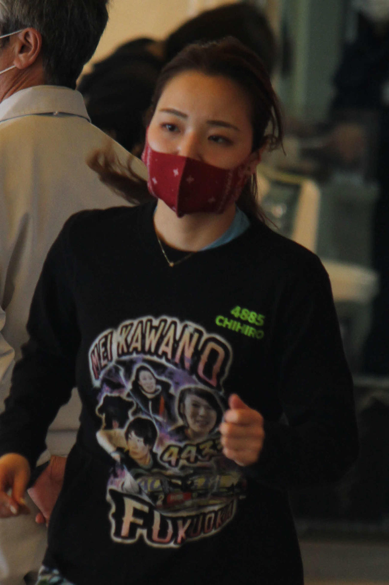 女子トップレーサー大山千広が初日から水面を華麗に舞う（撮影・北條直治）