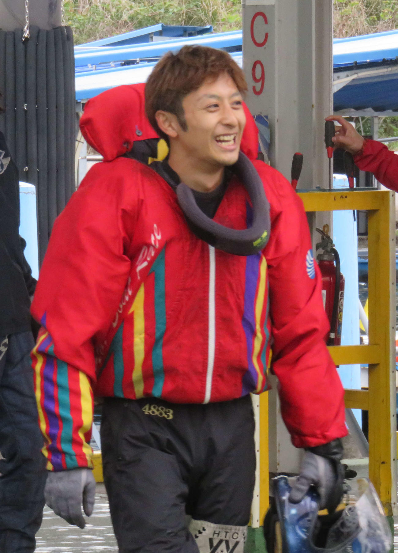 岡部大輝は2戦目から4連勝、得点率トップタイで予選最終日を迎える（撮影・中川純）
