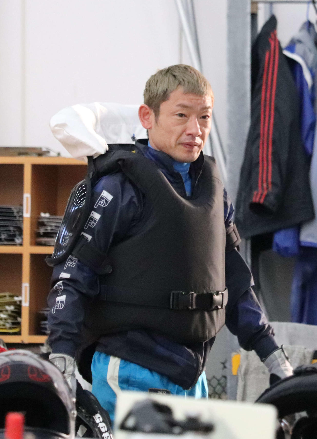 3節連続優勝を狙う坪井康晴（撮影・工藤浩伸）