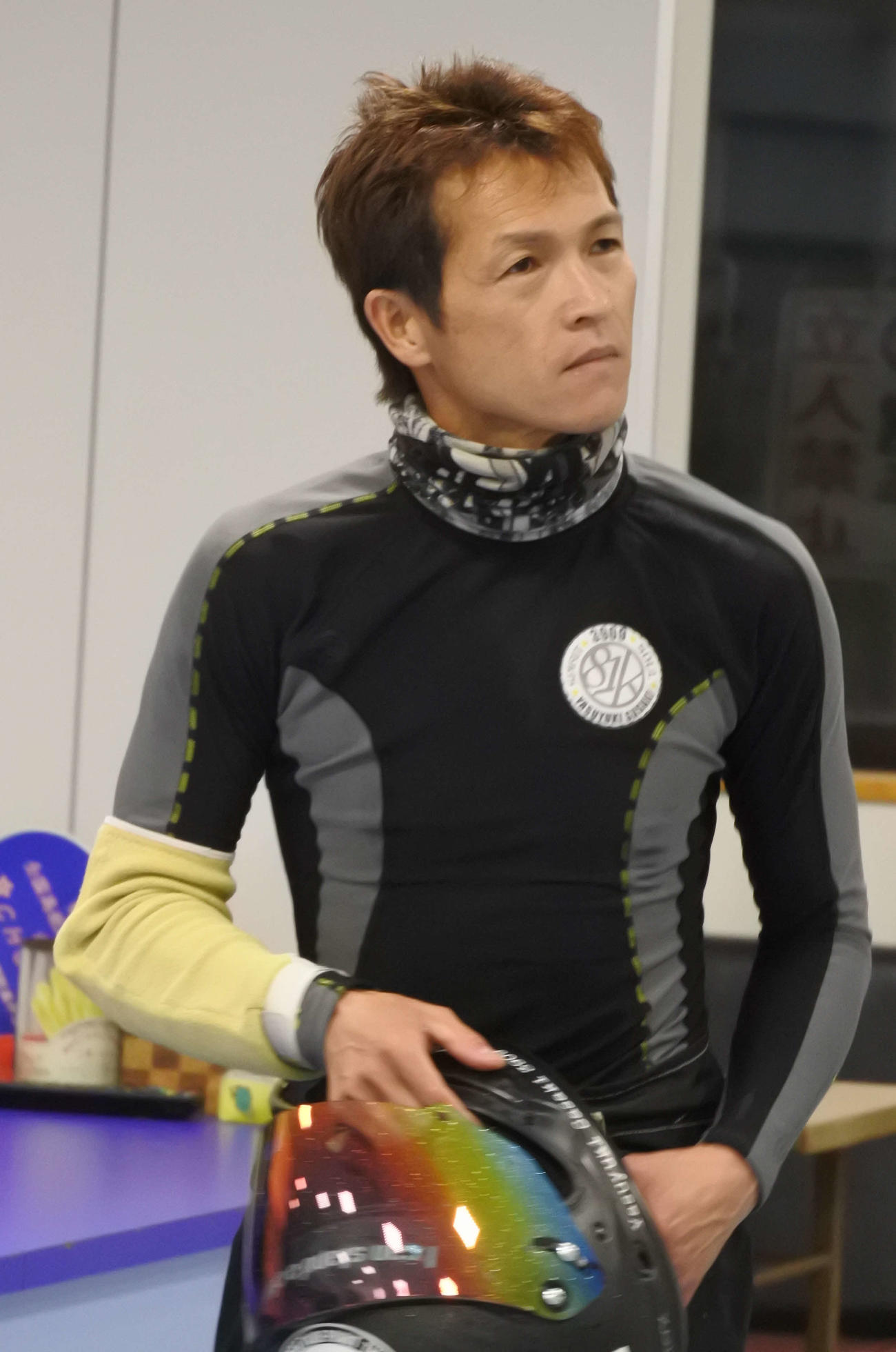 佐々木康幸が乗り心地に課題を口にした（撮影・川尻将志）