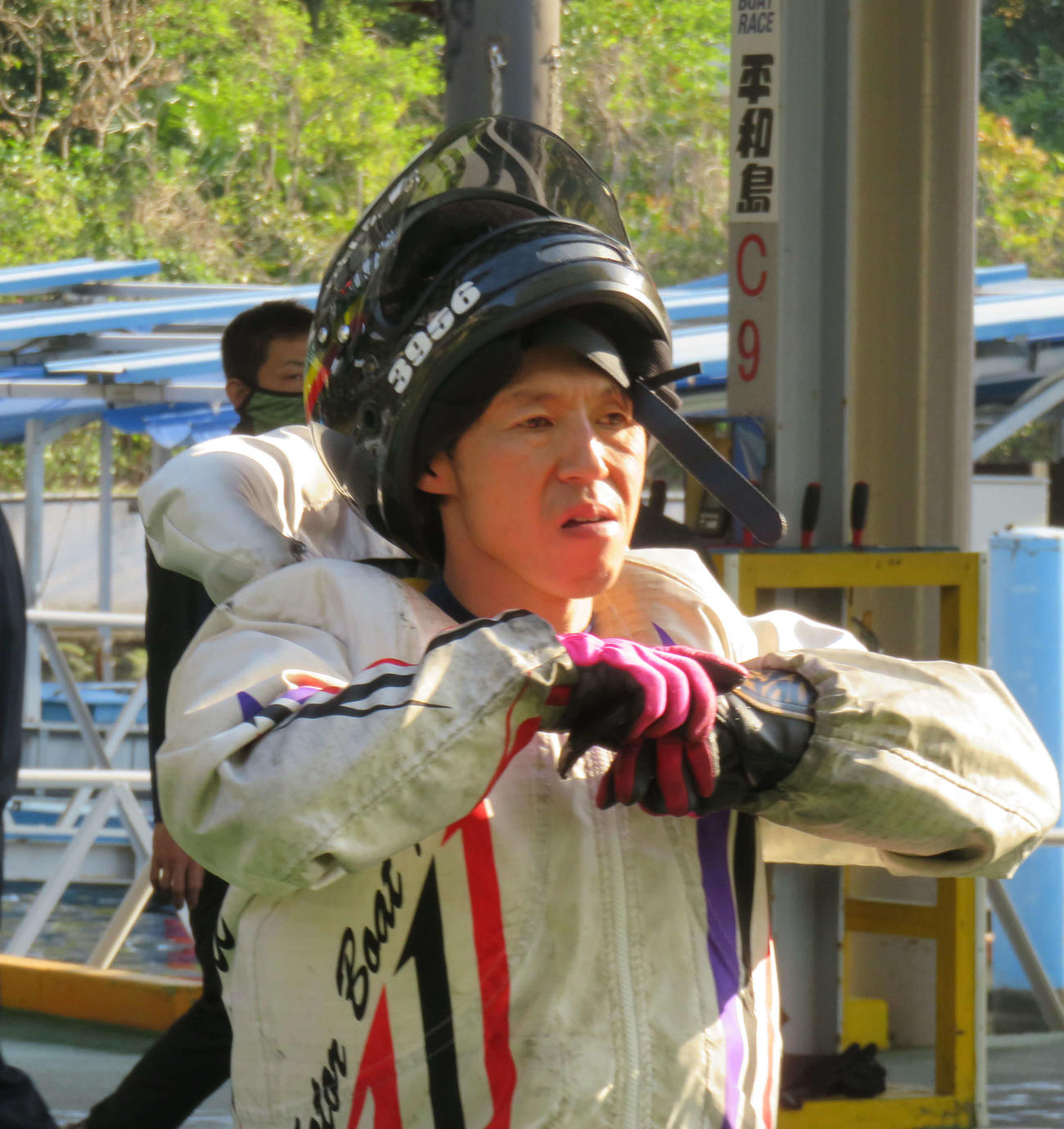 横沢剛治は優勝戦1枠をゲット、平和島連覇へ王手！（撮影・中川純）