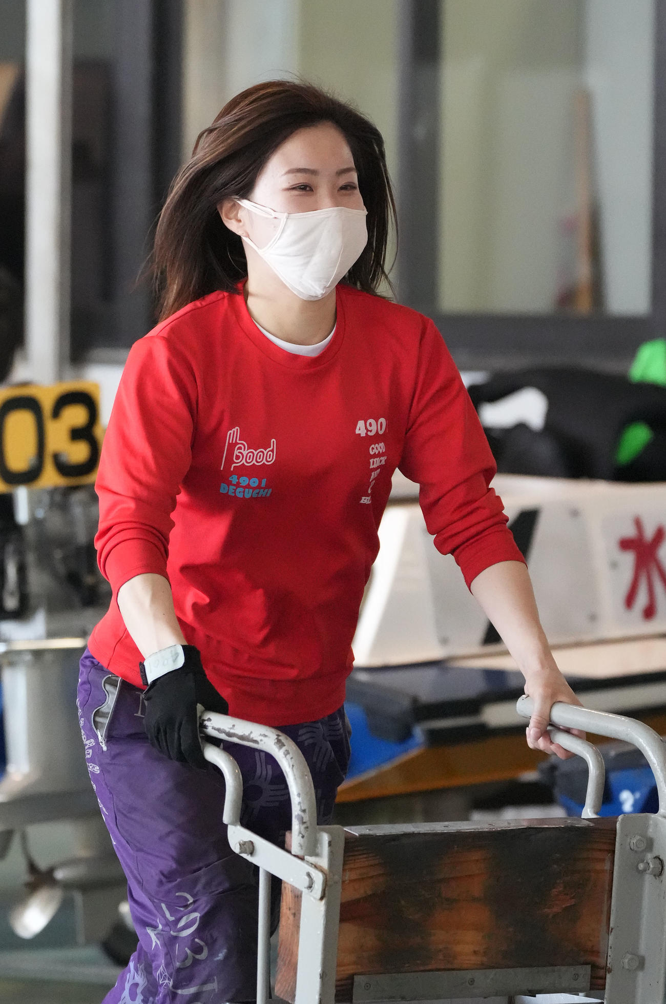 出口舞有子（2021年4月21日撮影）