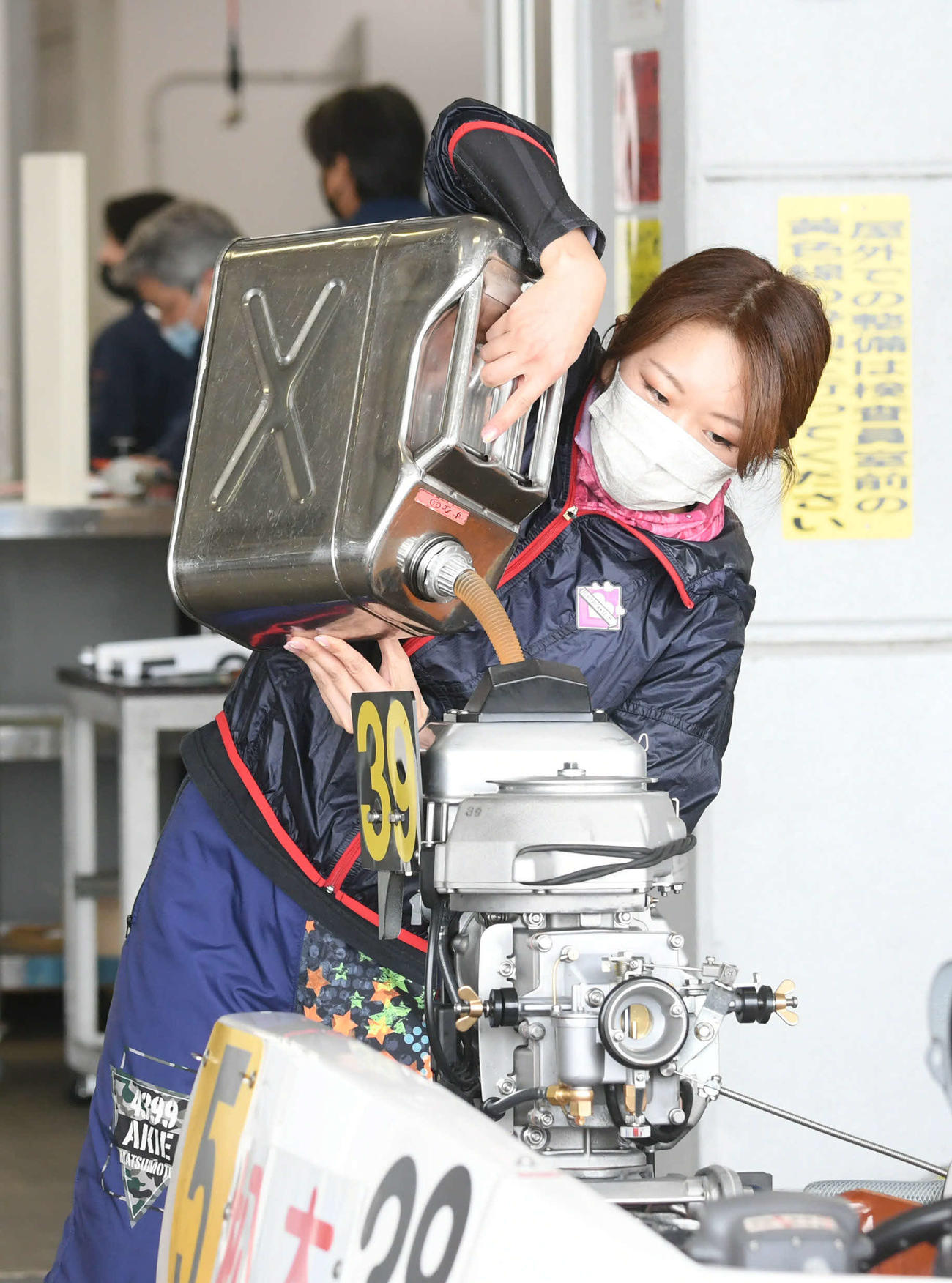 松本晶恵がパワーアップに成功した（撮影・滝沢美穂子）