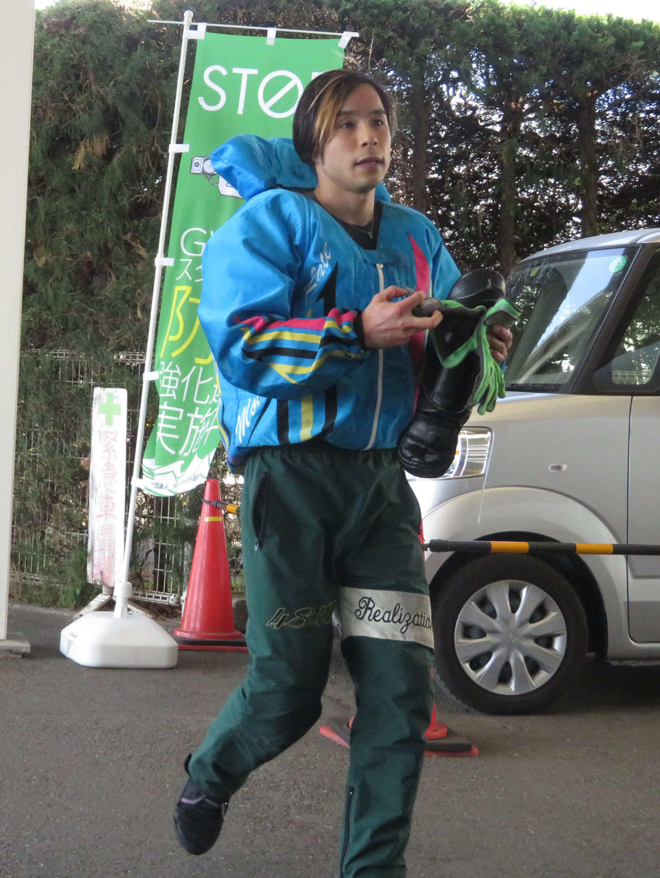 予選を1位で通過した佐藤隆太郎（撮影・古村亮）
