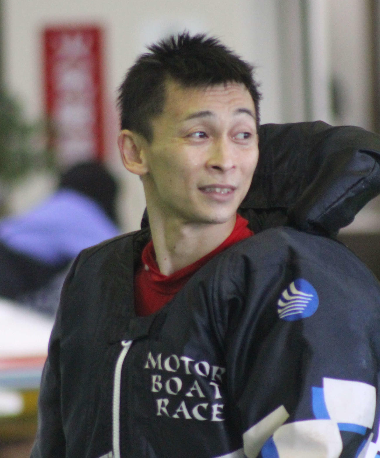 2日目以降に巻き返しを誓う益田啓司。伸びで目立っている
