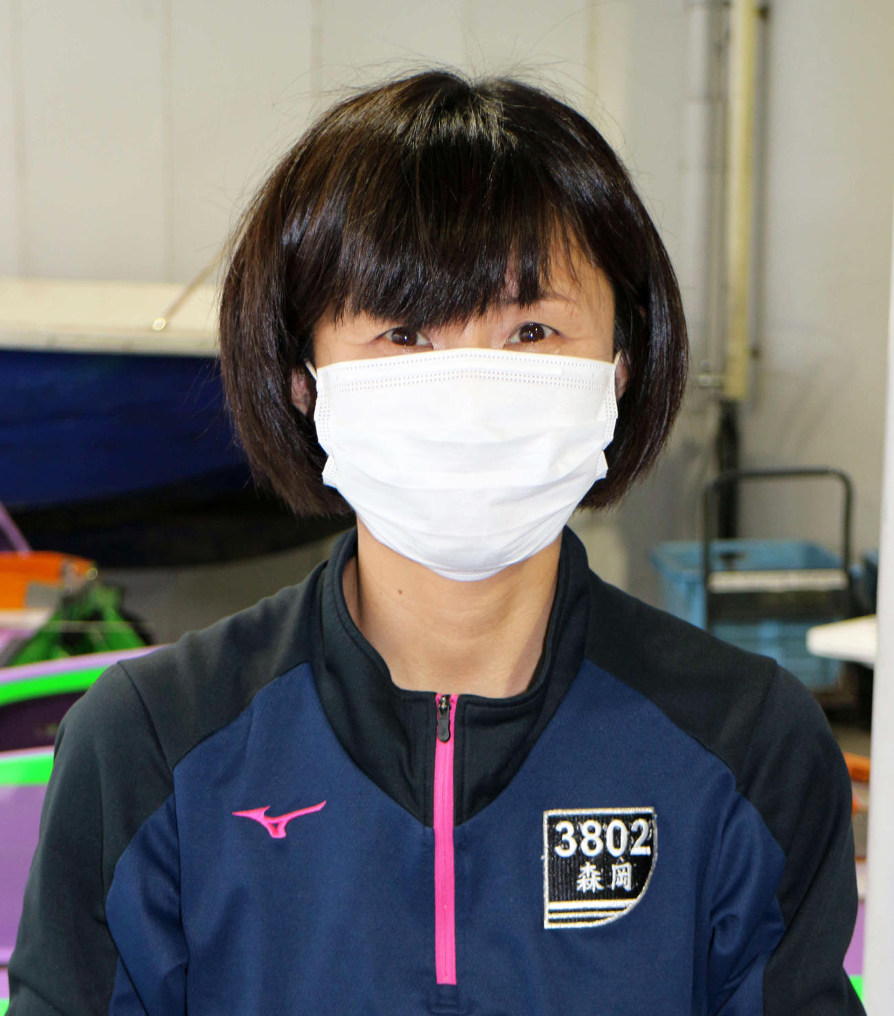 森岡まきは今期から名前を変更。心機一転してレースにも挑む（撮影・北條直治）