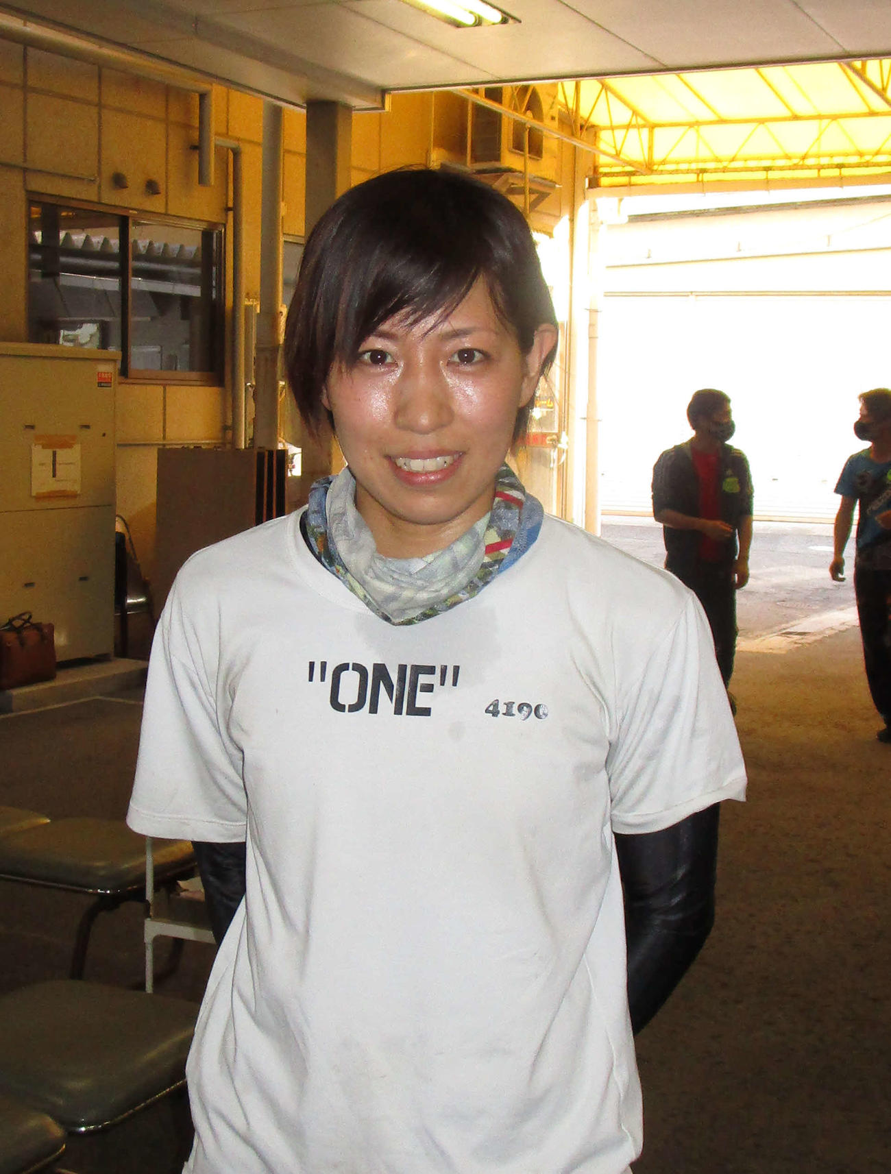 34号機を仕上げ、4枠から通算33回目の優勝を狙う長嶋万記（撮影・安井雅彦）