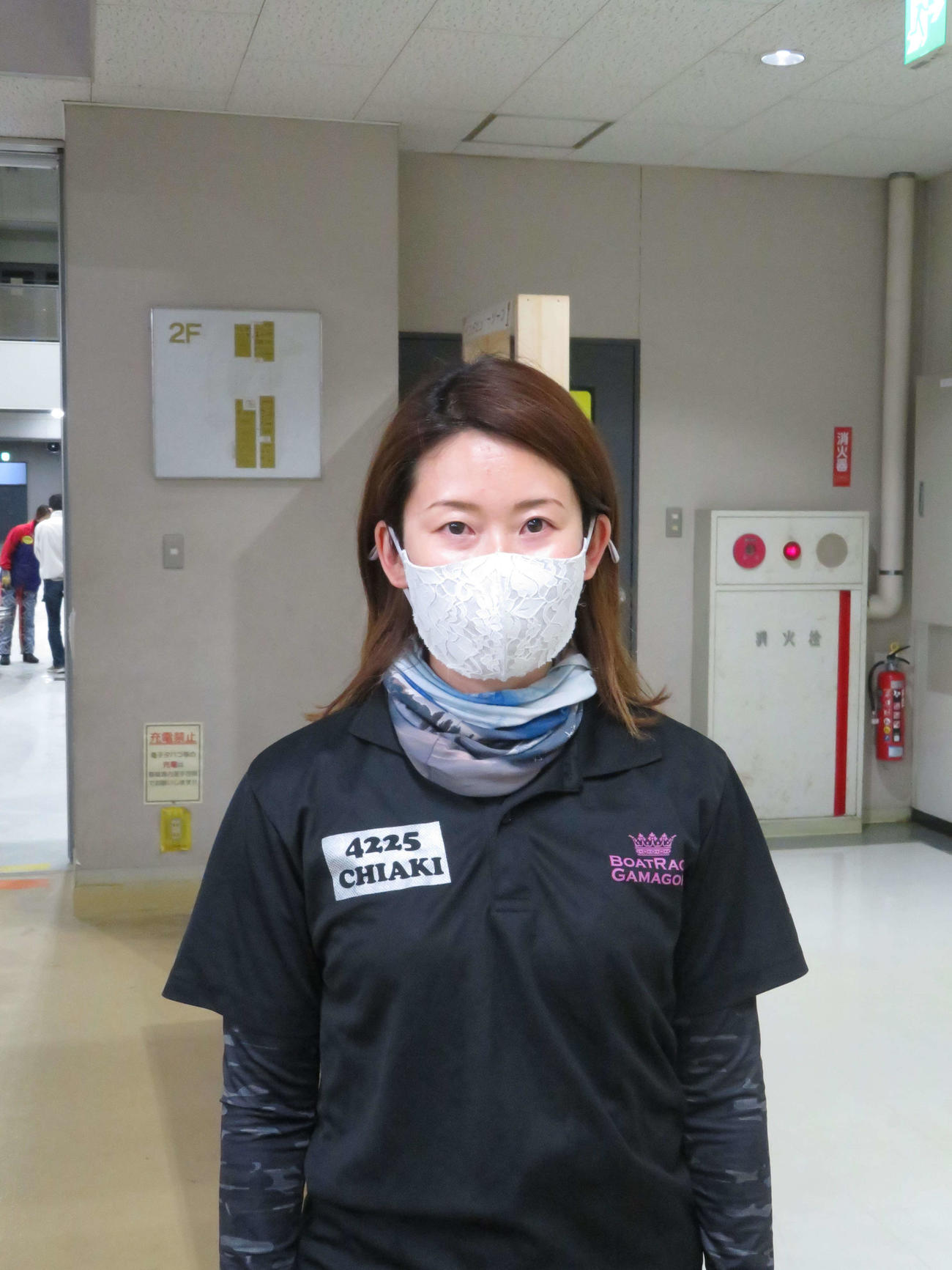 土屋千明は機力に合格点を付けた（撮影・湯田坂賢一）