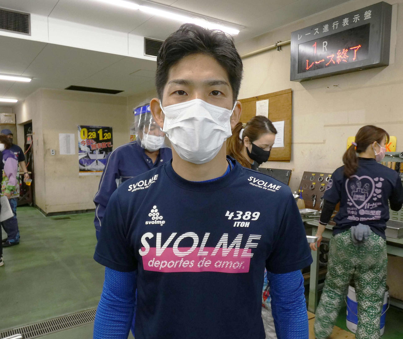 好調49号機は伊藤喜智の手に渡った。初日3R6枠から展開を突くか（撮影・前原一樹）