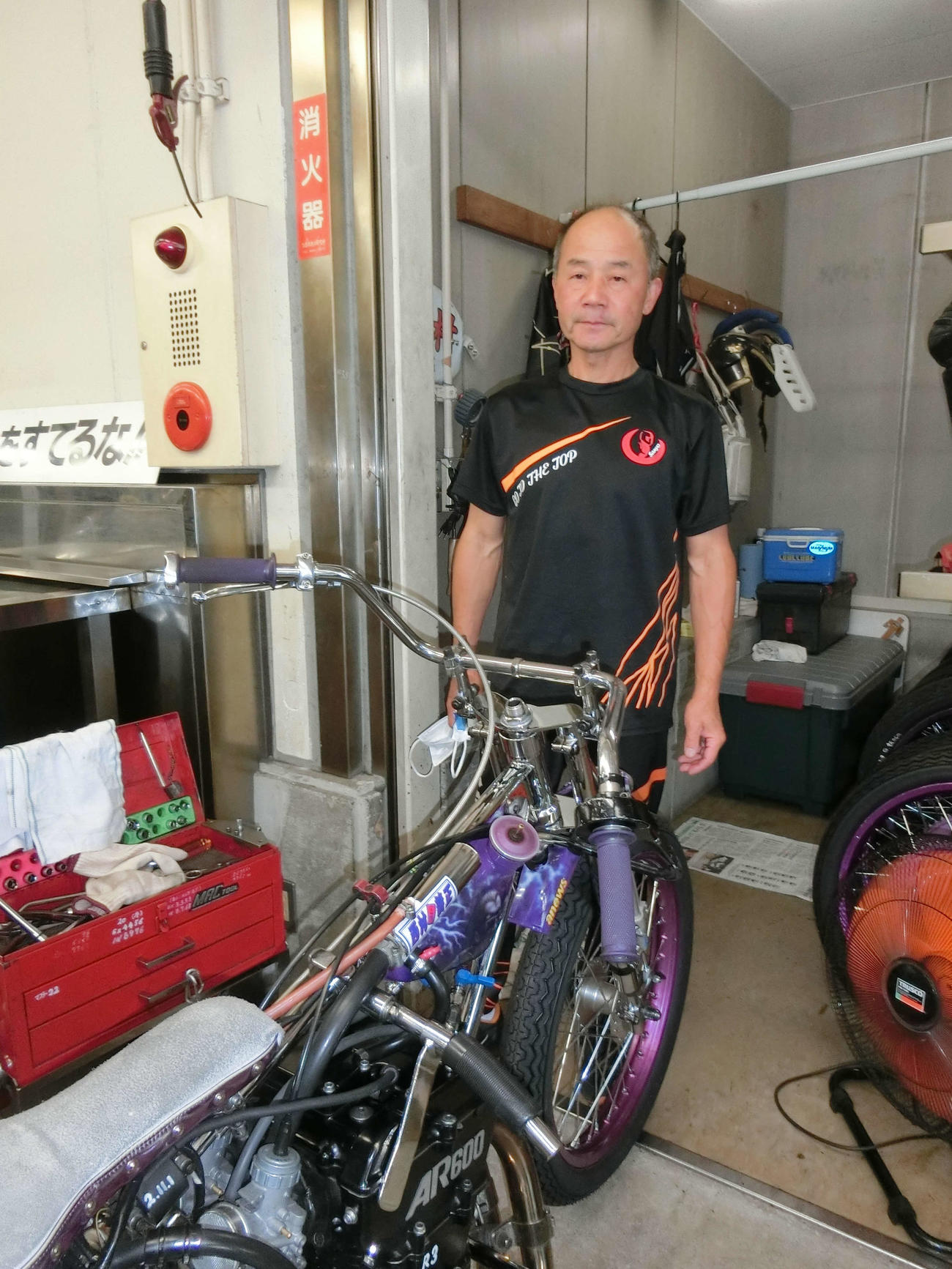 山陽のベテラン西村義正が熱走路で気を吐いた（撮影・海老原実）