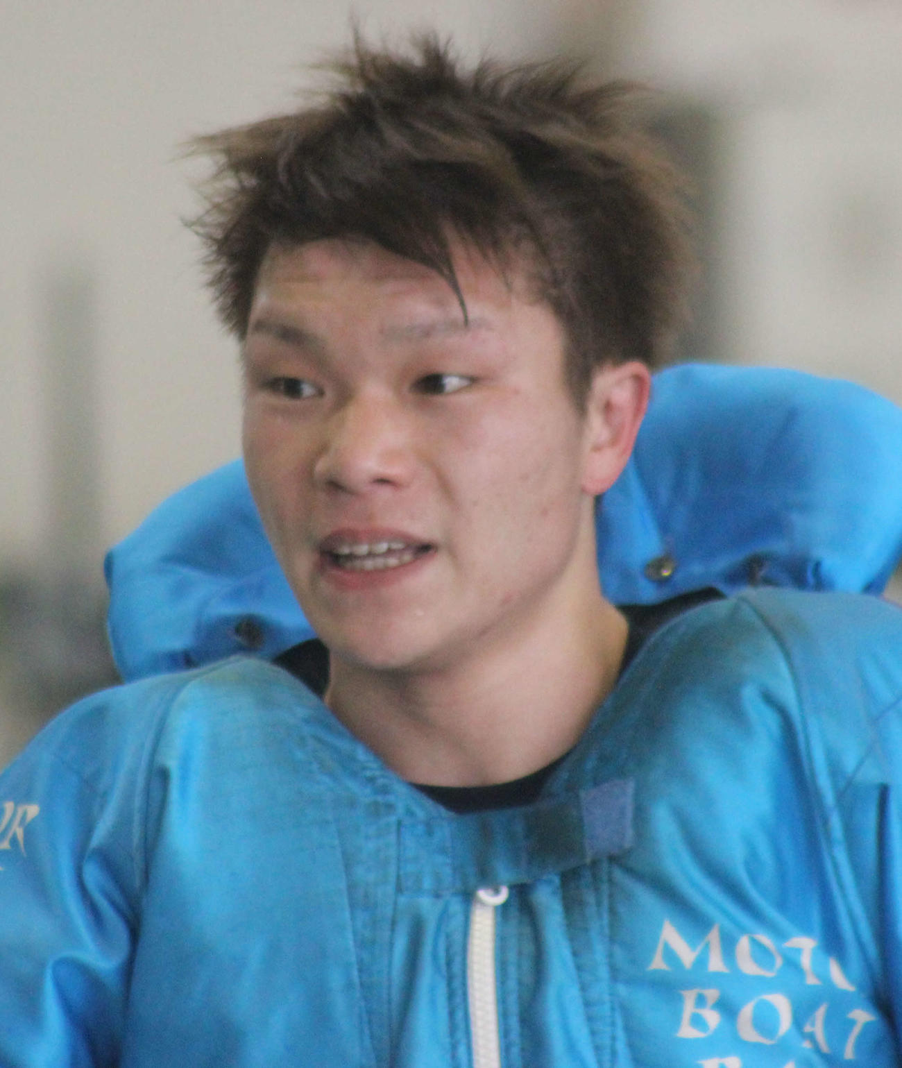 12R優勝戦、行き足抜群の石丸海渡が軽快に逃げる（撮影・中牟田康）