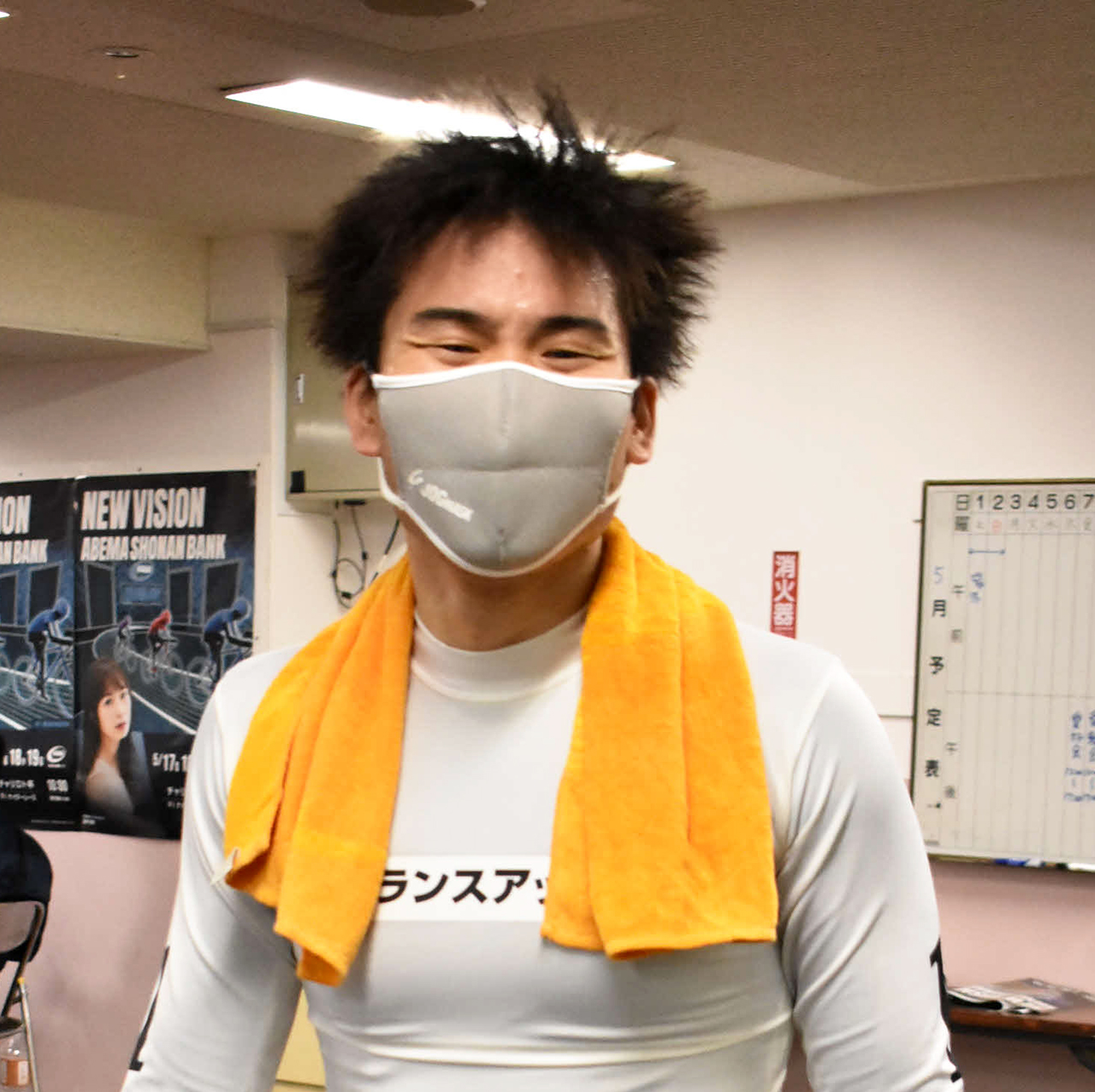 会心のレース内容に望月一成は笑顔（撮影・松井律）