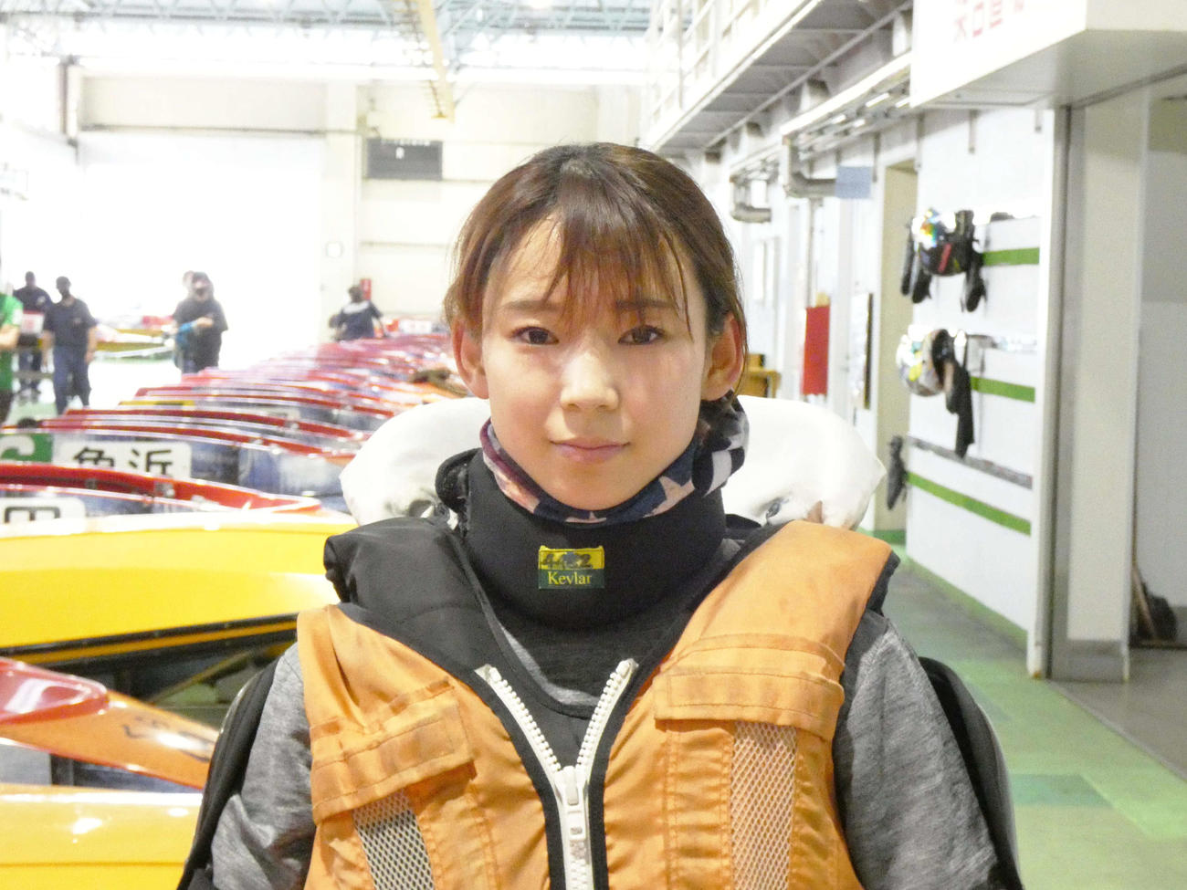 守屋美穂が女子優勝戦12R1枠に登場。今年3度目のVを果たす（撮影・前原一樹）