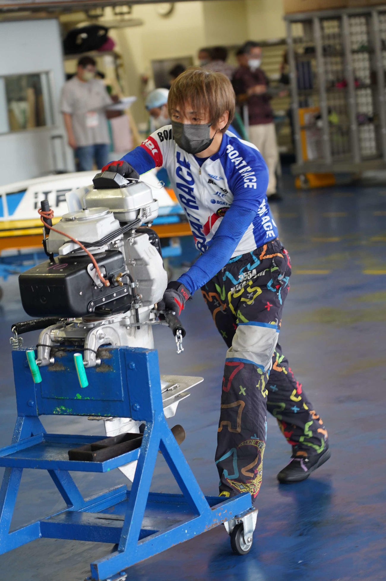 仲口博崇が連続優勝中のエースエンジン候補、10号機を引いた
