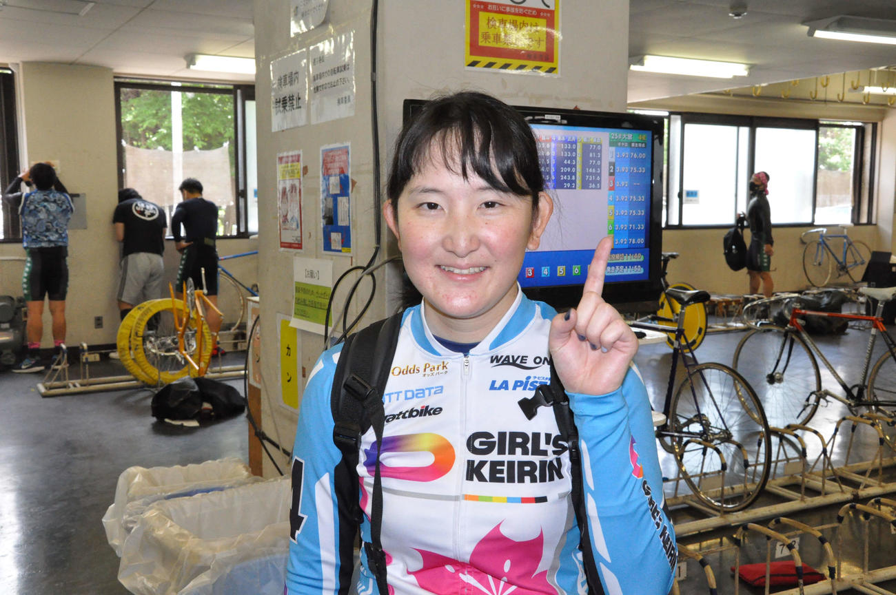初勝利をマークした堀井美咲