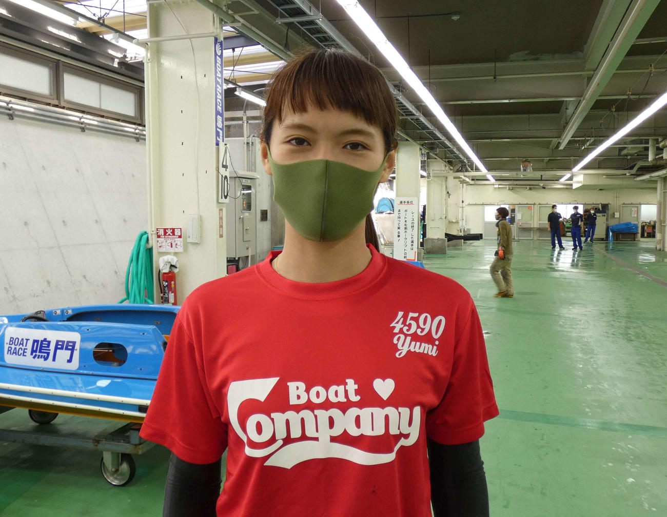 前髪カット前の渡辺優美。違いが分かるかな？
